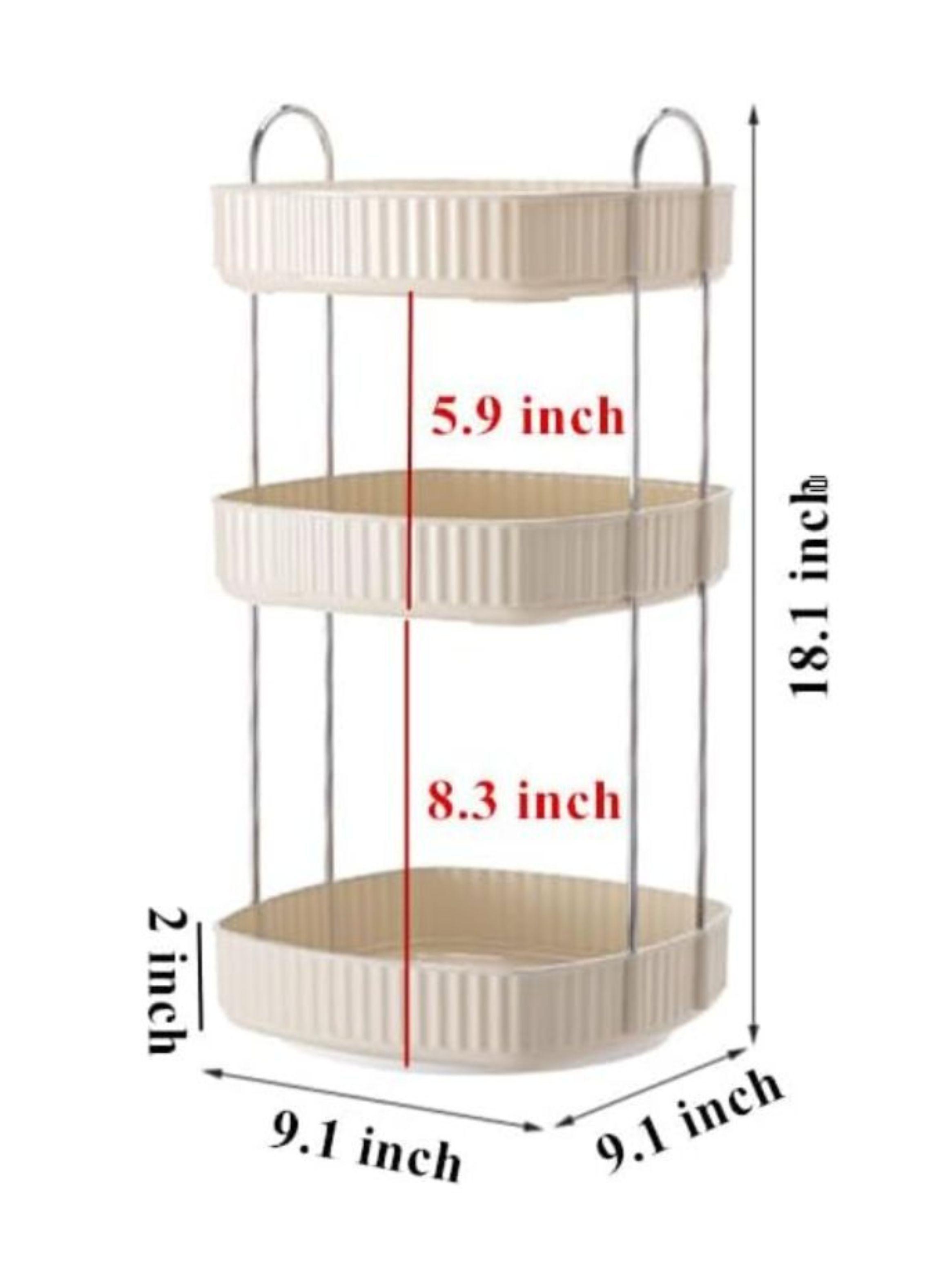 Organizador de Maquillaje 3 Niveles giratorio 360º-1
