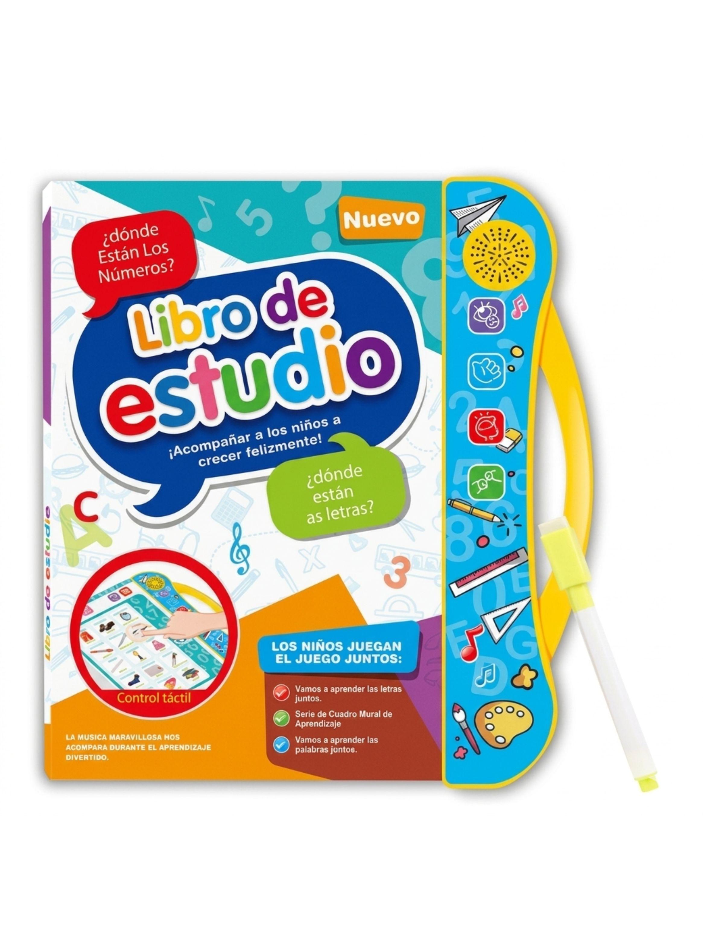 Libro Didáctico Musical Letras Números y Palabras para Niños-0