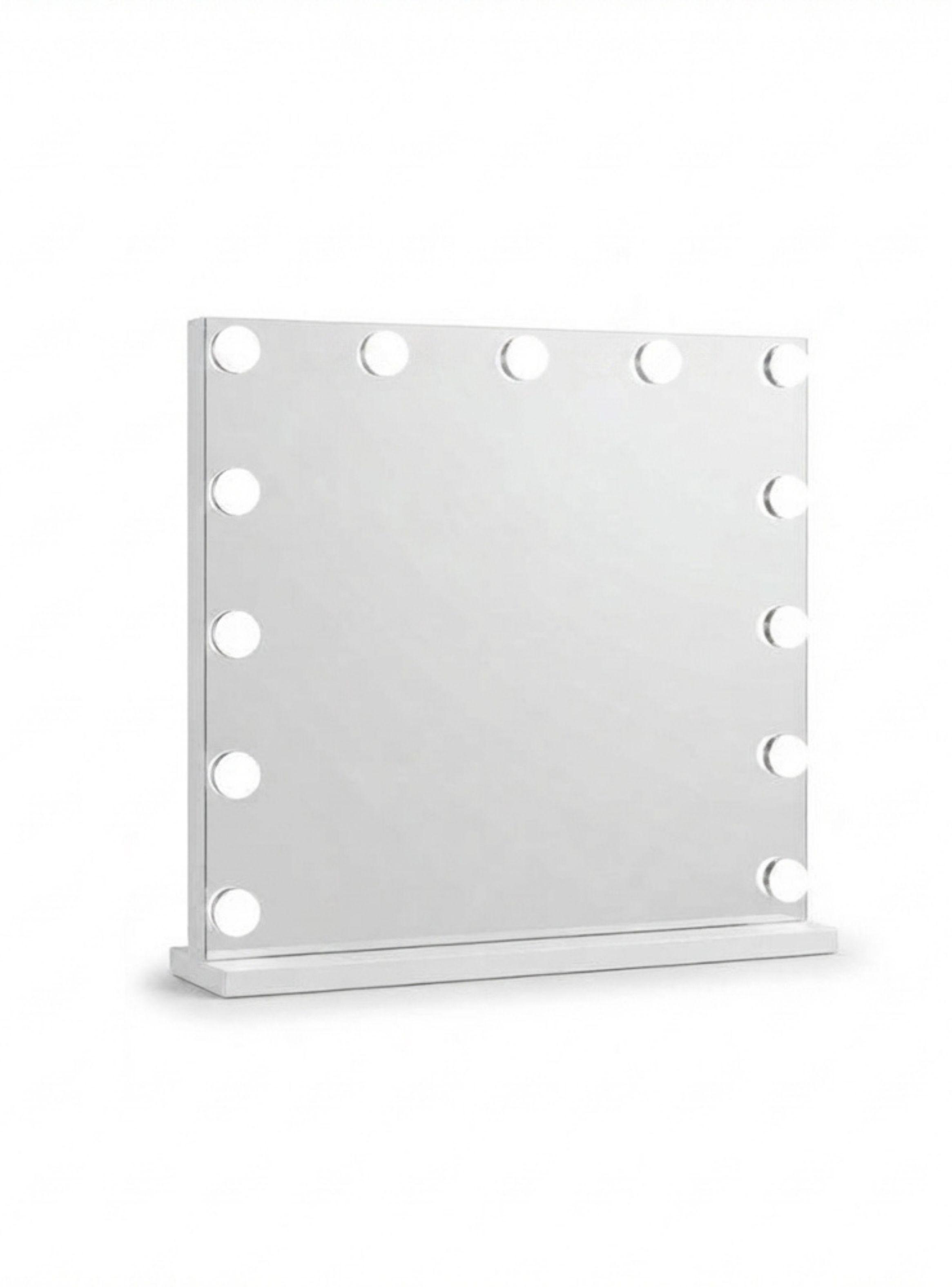 Espejo Hollywood Maquillaje 13 Luces LED Tocador Profesional Blanco-0