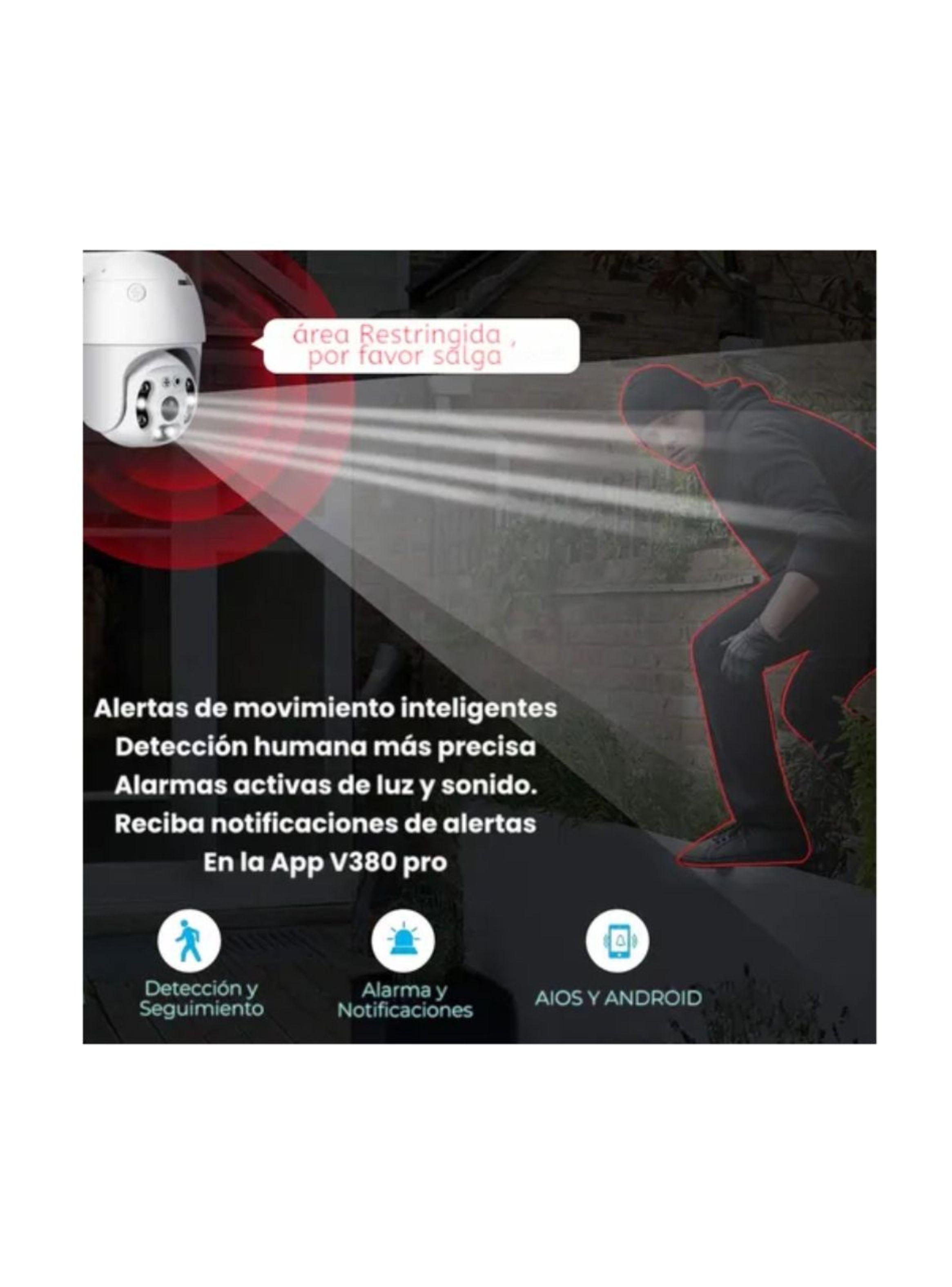 Camara Ip De Seguridad Exterior 1080 Domo 360 Ptz Land Wifi-2