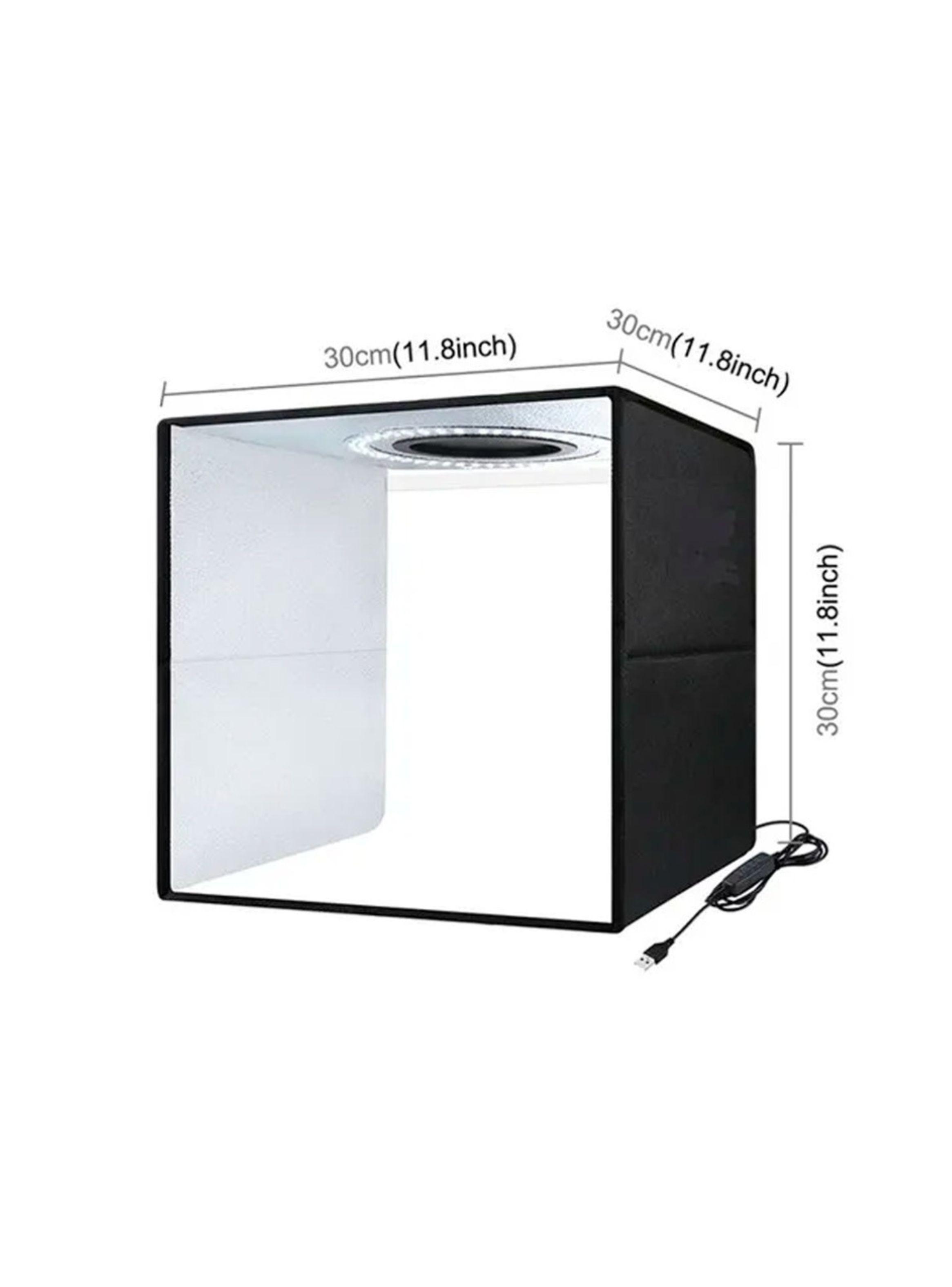 Caja De Estudio Fotográfico Portátil 30 x 30 Cm-4