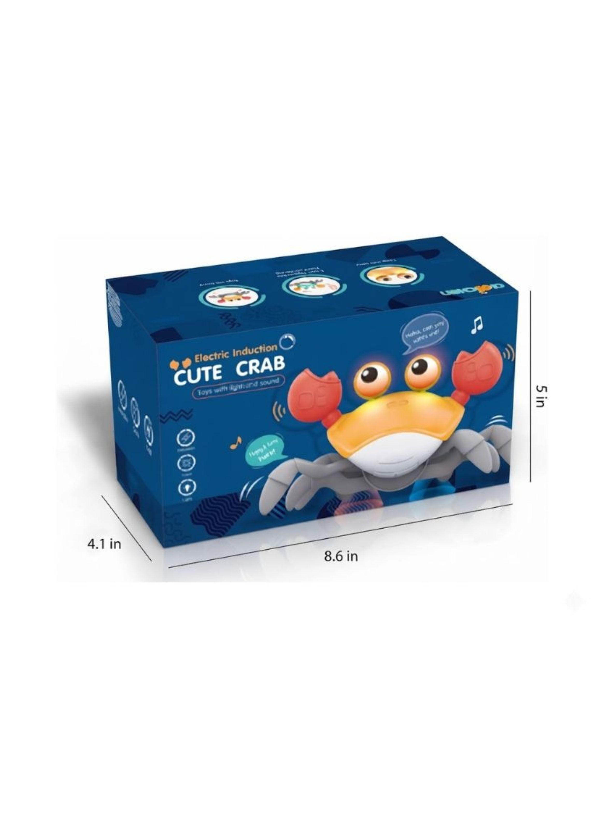 Cangrejo Sensorial Juguete Gateo Caminante Luces Y Sonido-1