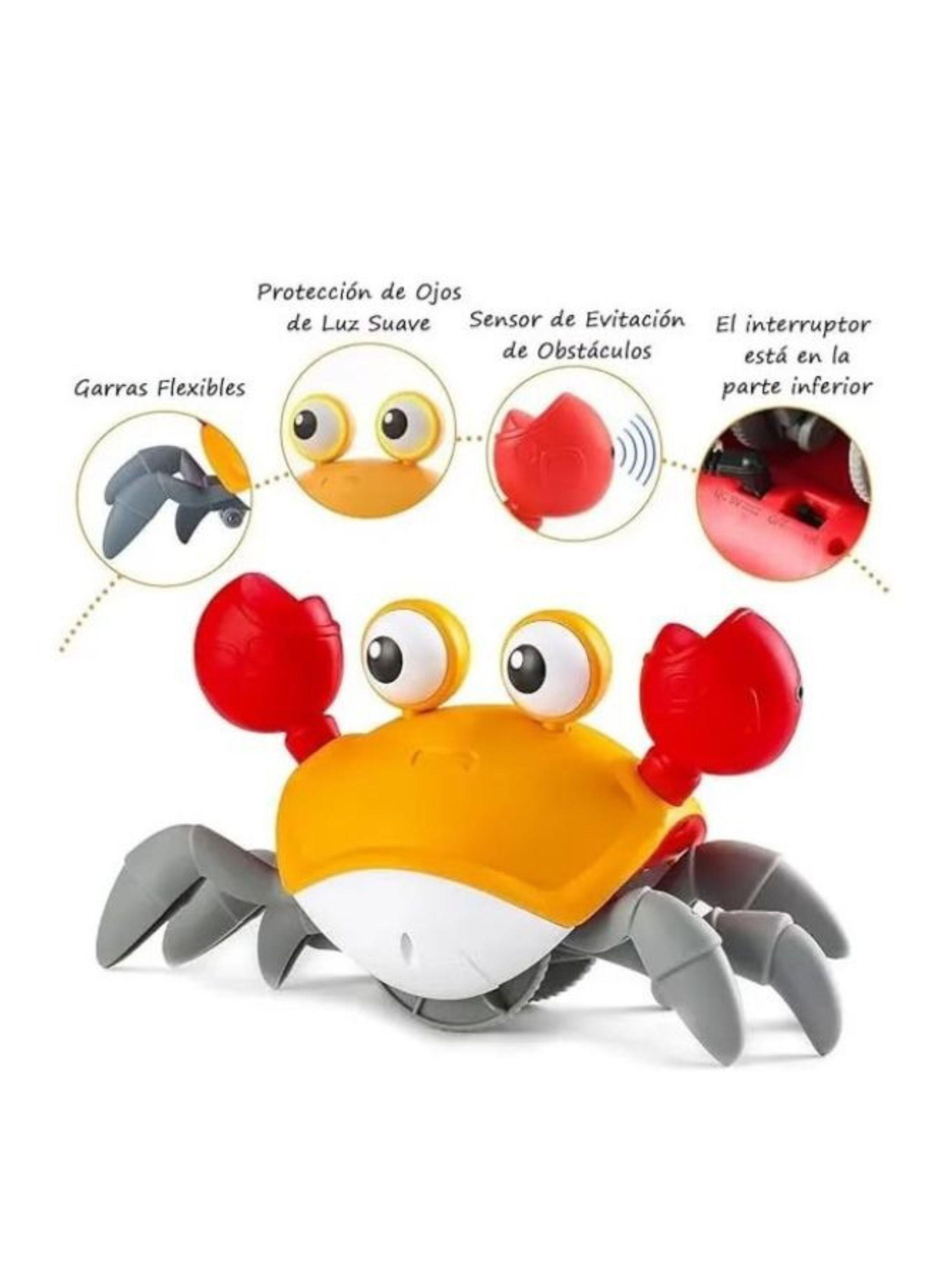 Cangrejo Sensorial Juguete Gateo Caminante Luces Y Sonido-3