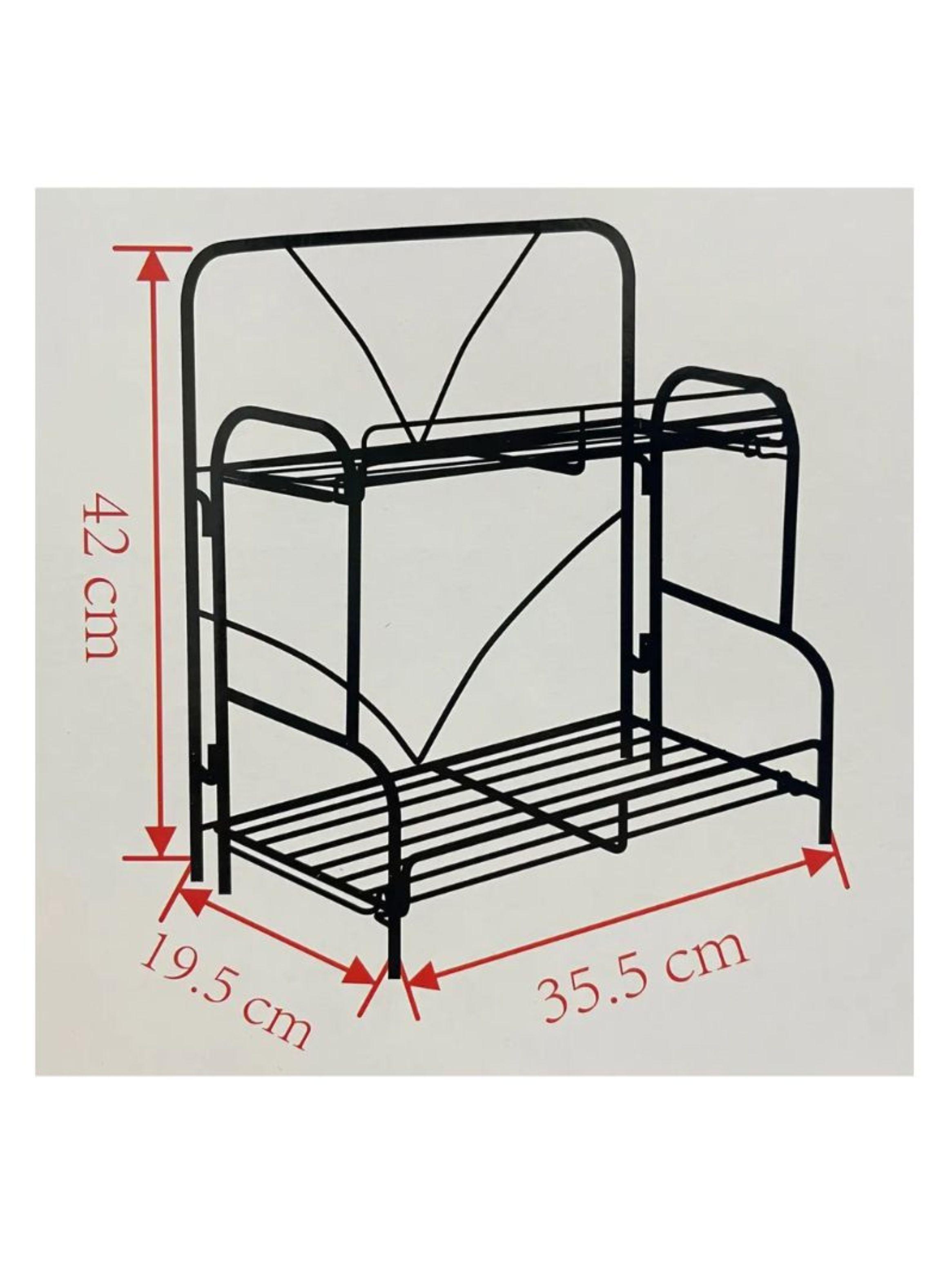 Especiero Metálico Multiuso 2 Estantes-2