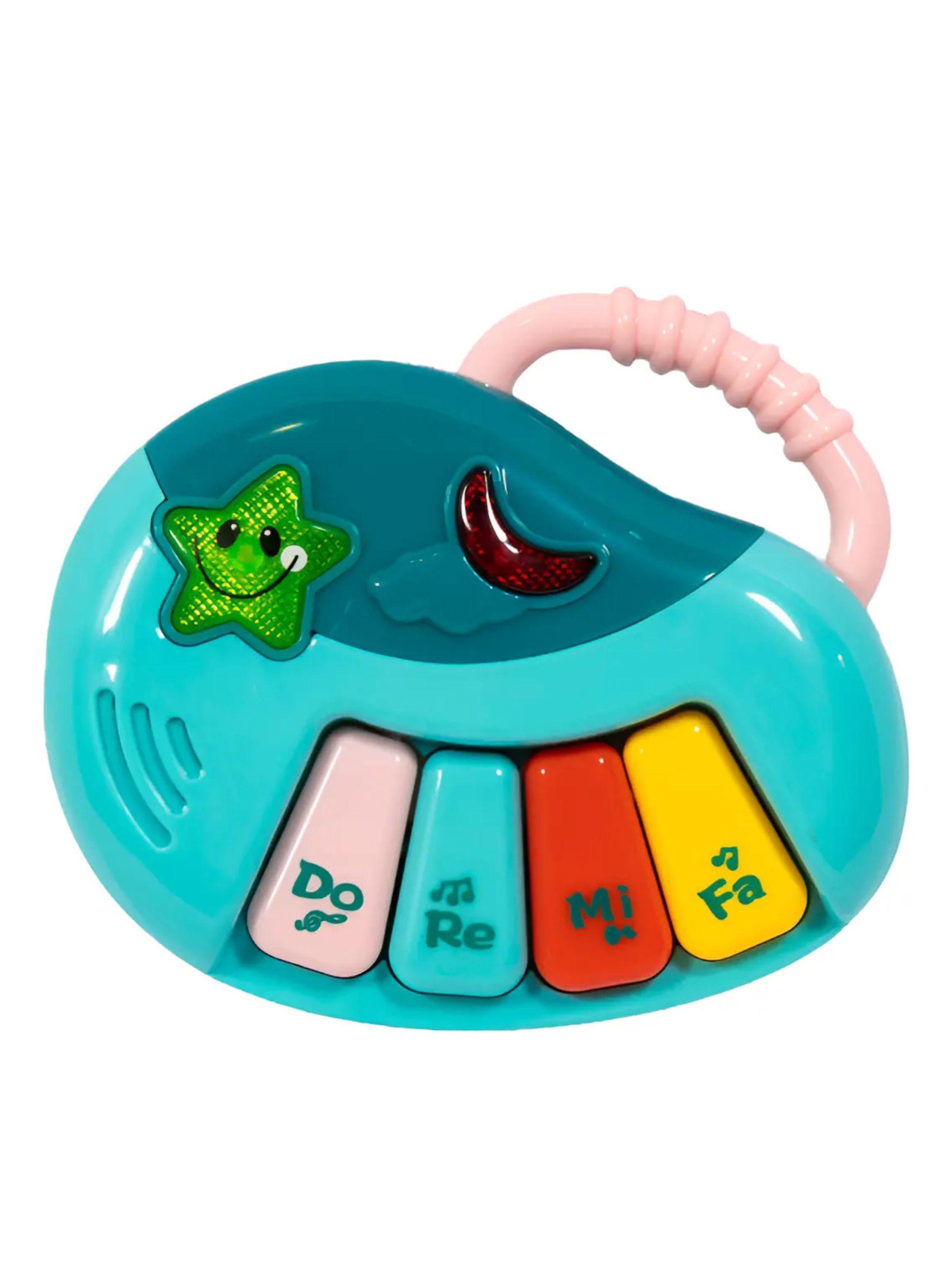 Andador Caminador Musical 2 en 1 Didáctico con Pizarra Mágica y Piano para Bebé Verde-2
