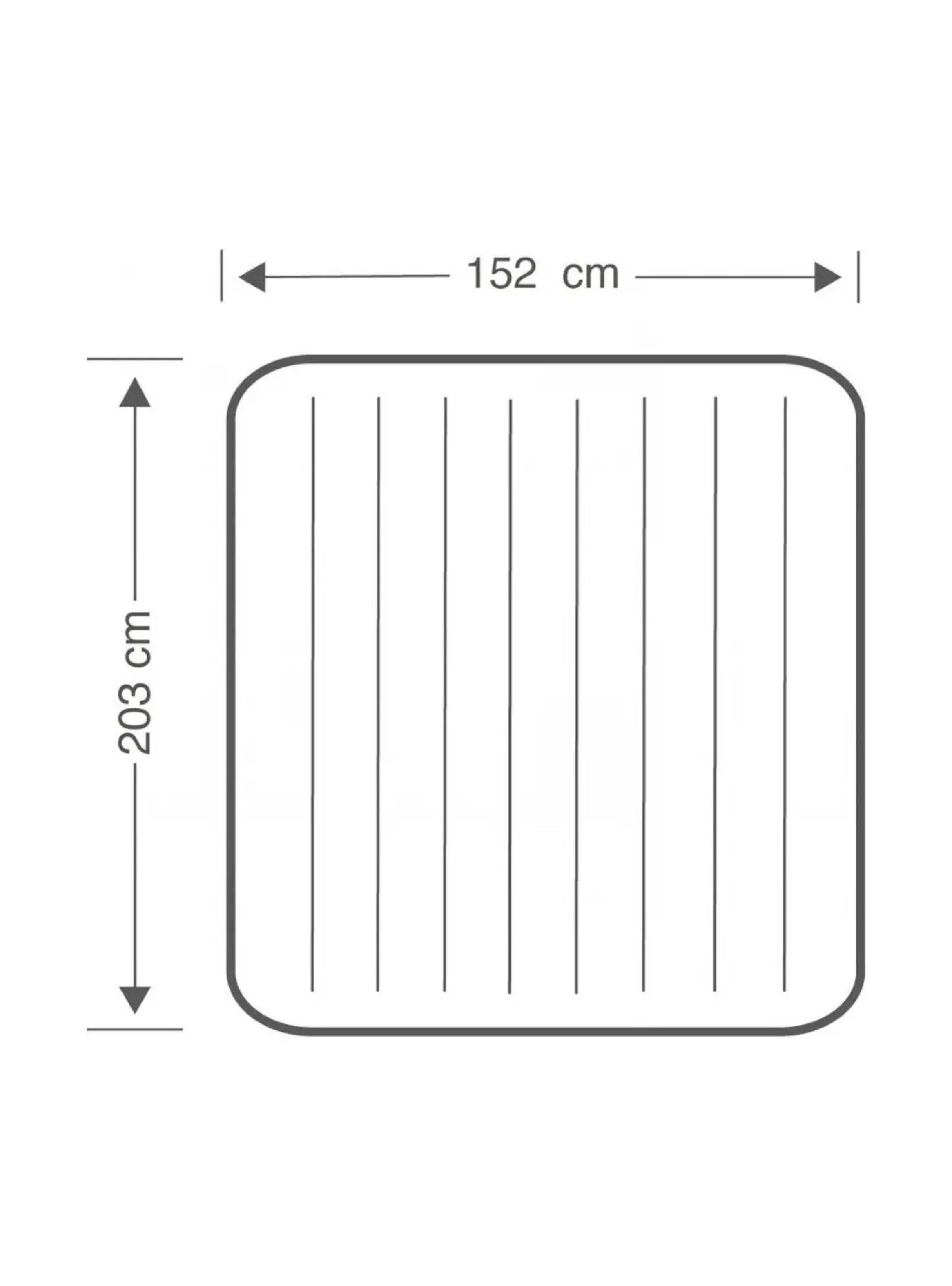 Colchon Inflable Para Camping Intex De 152 x 203 x 25 cm-1