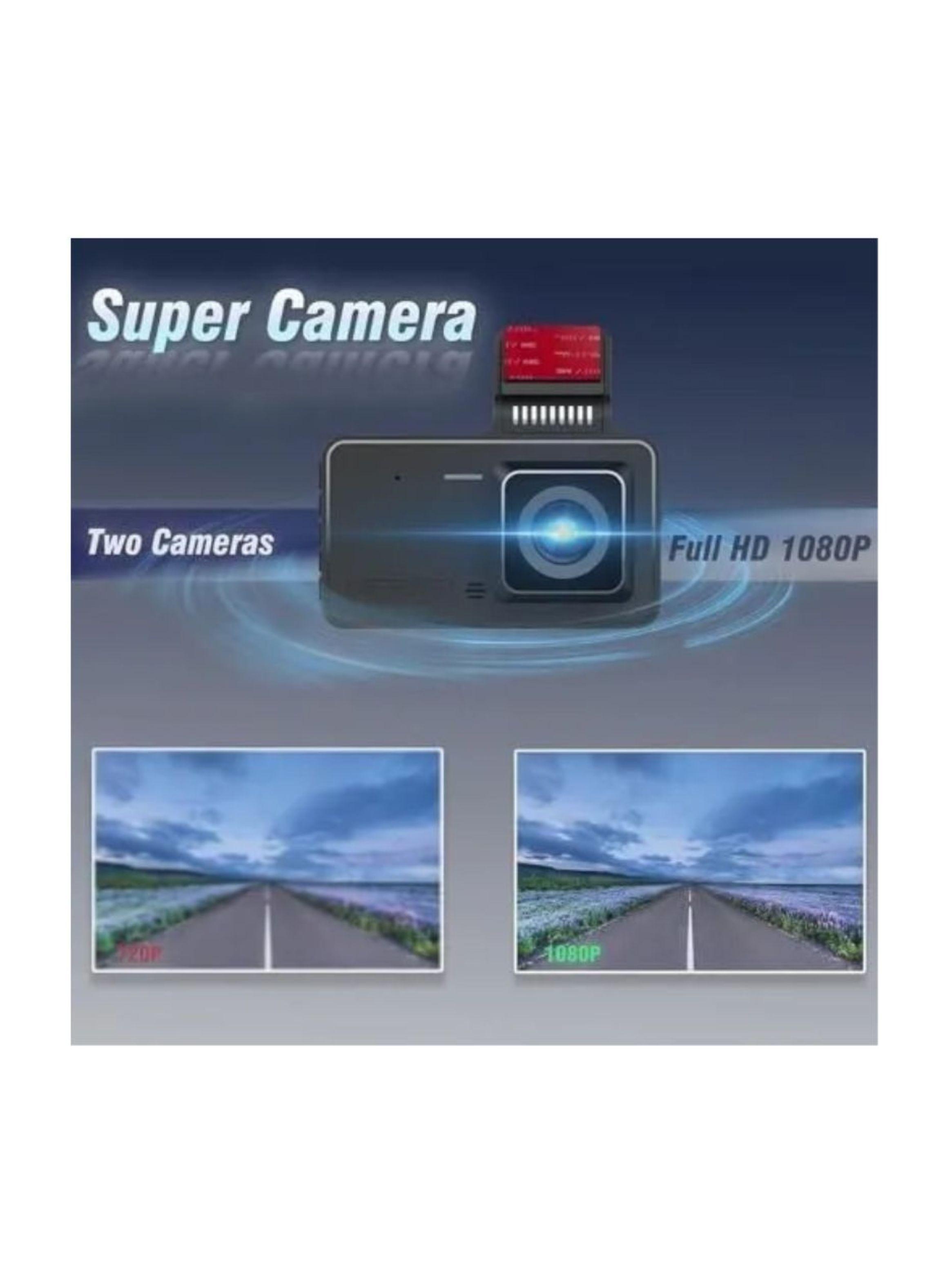 Cámara Para Carro Dual Grabación Hd 1080p Nocturna Y Trasera-4