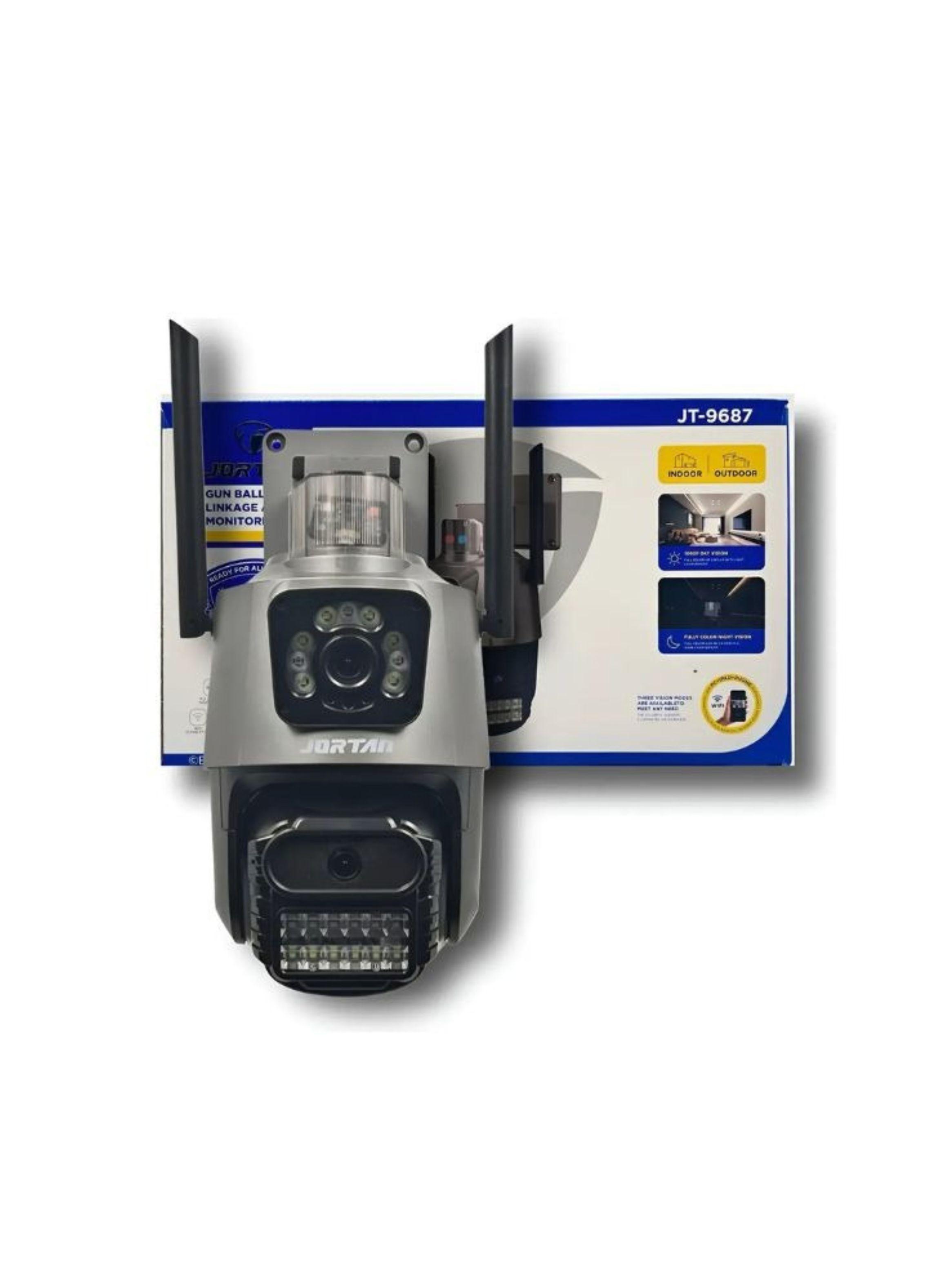  Cámara De Seguridad Exterior Doble Cámara Wifi 6mp-2