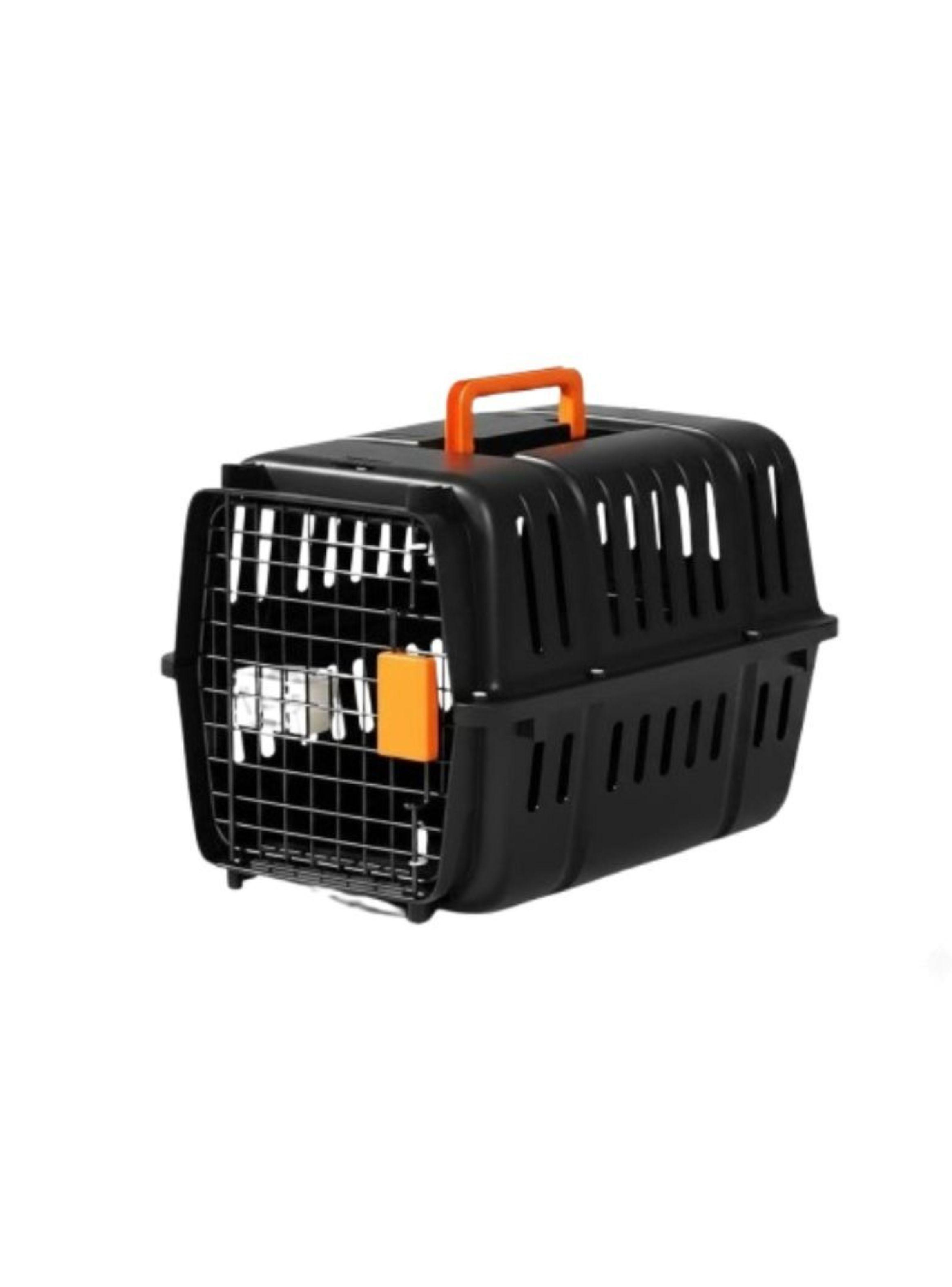 Jaula Transportadora Canil Mascotas Perro Gato 46x31x30-0