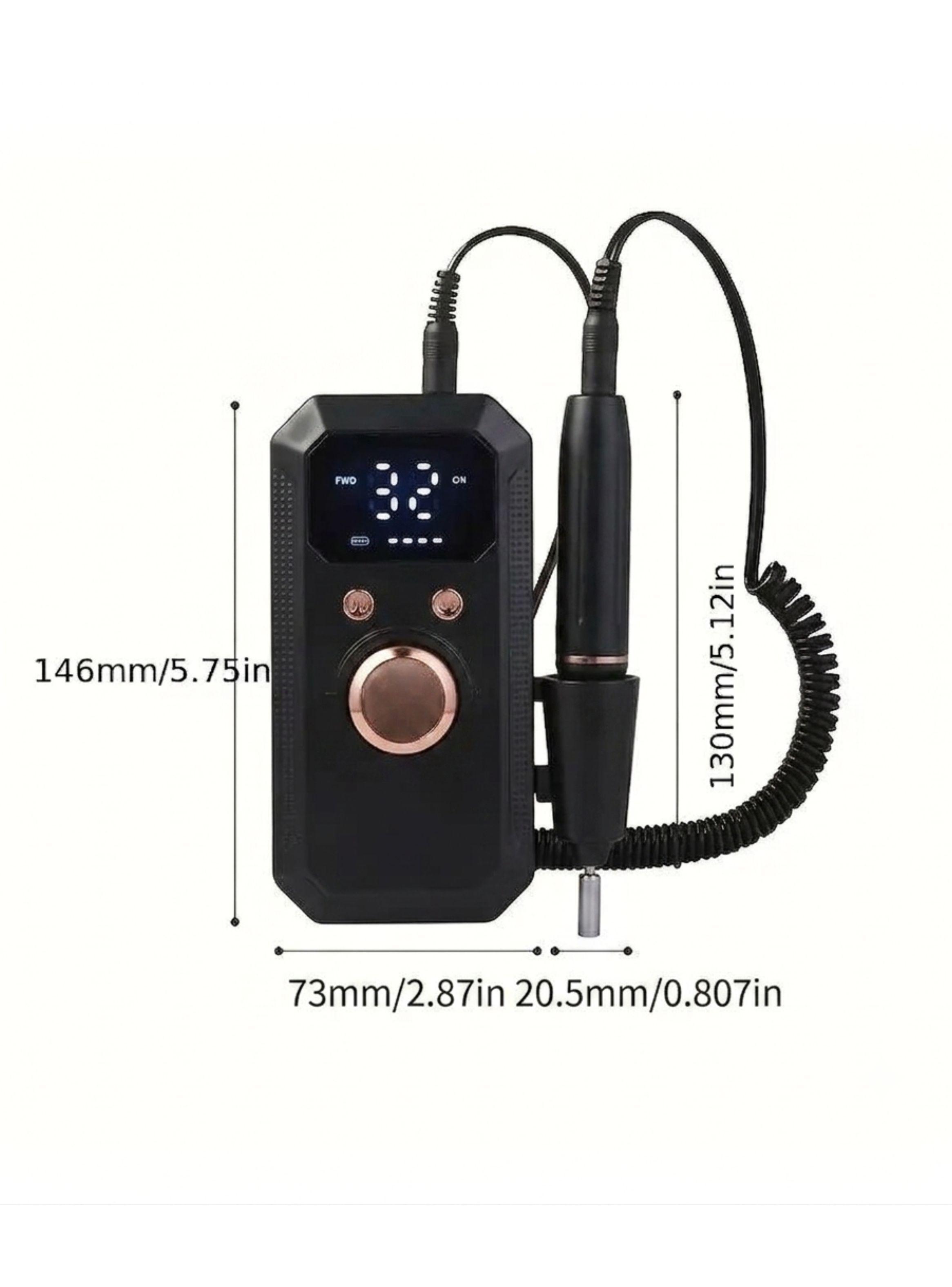 Torno Pulidor De Uñas Profesional Glx-019 Inalámbrico-2