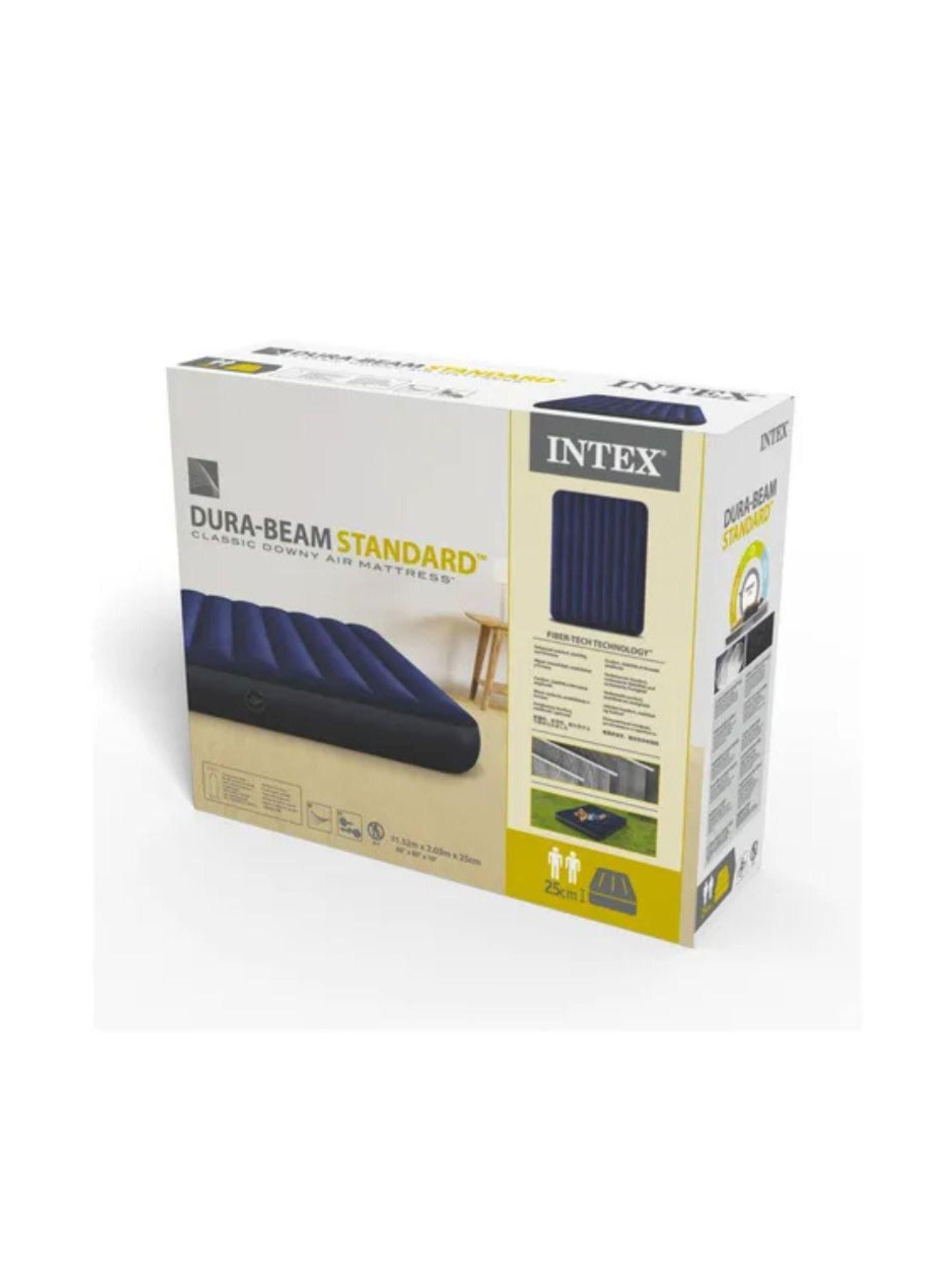 Colchón Inflable Queen Matrimonial Intex 152X203X25CM-3