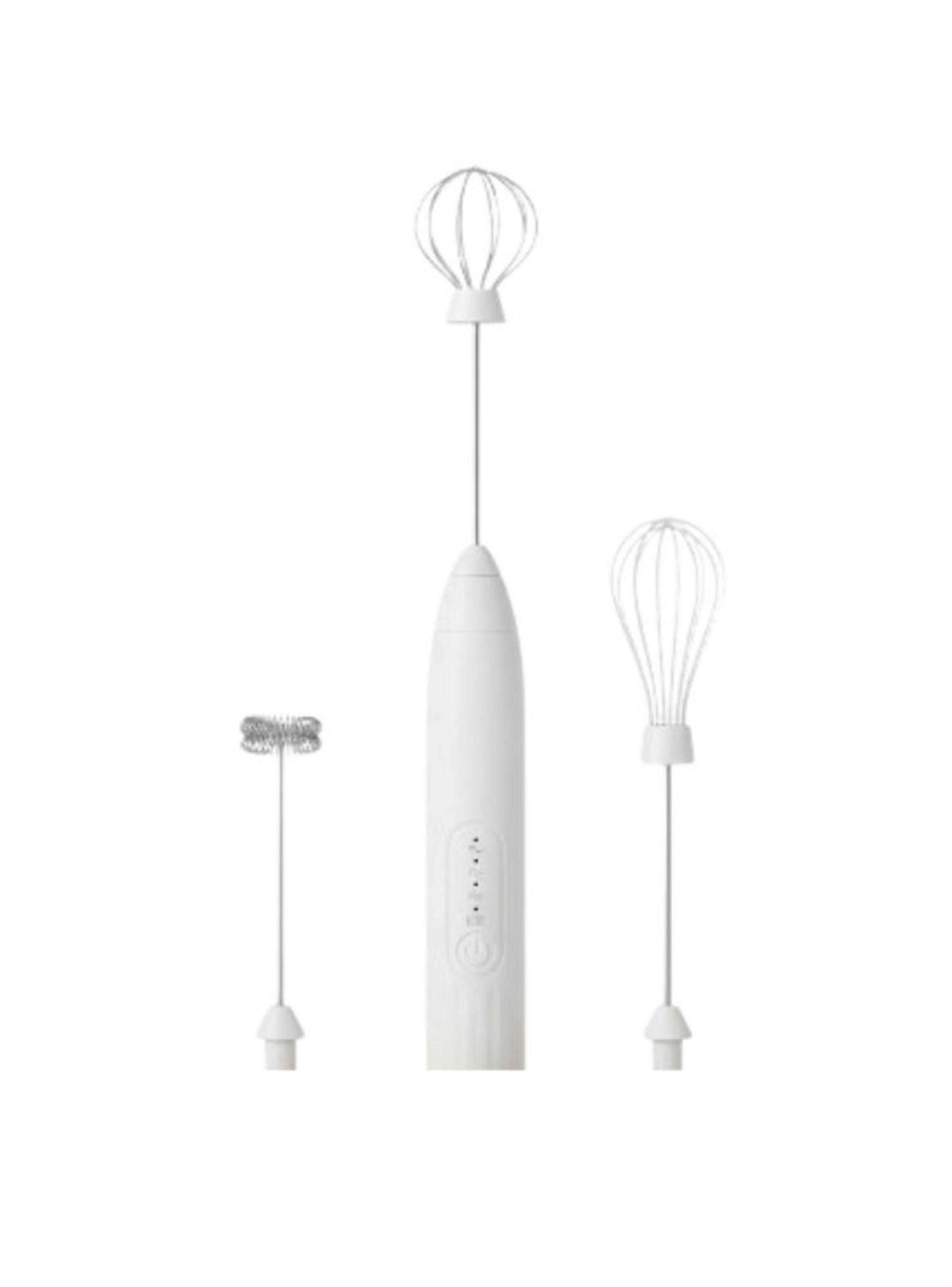  Mini Batidor Eléctrico Recargable Usb 3 Velocidades Espumador De Leche Café-0