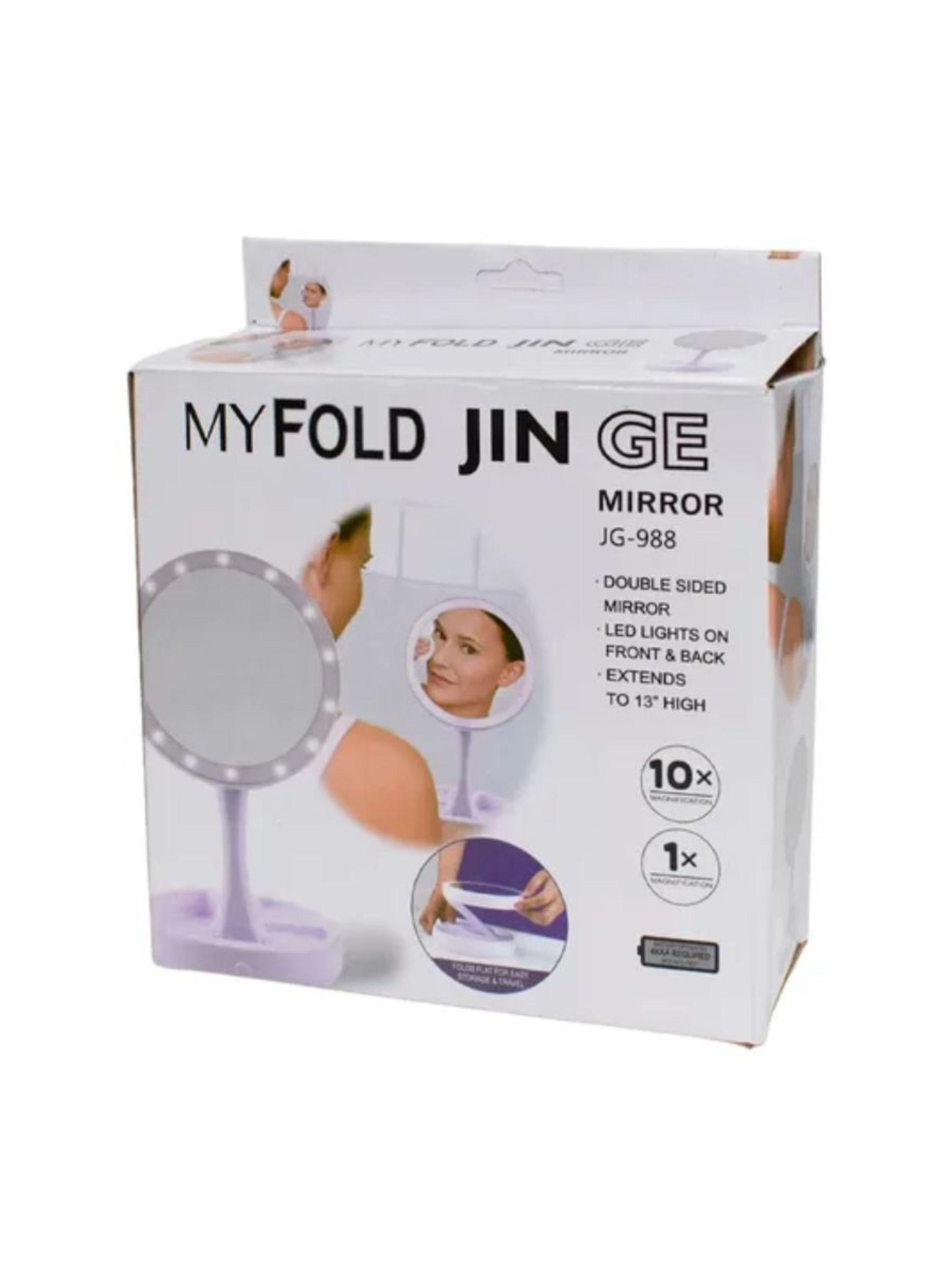 Espejo LED Con Doble Cara Plegable Para Maquillaje-5