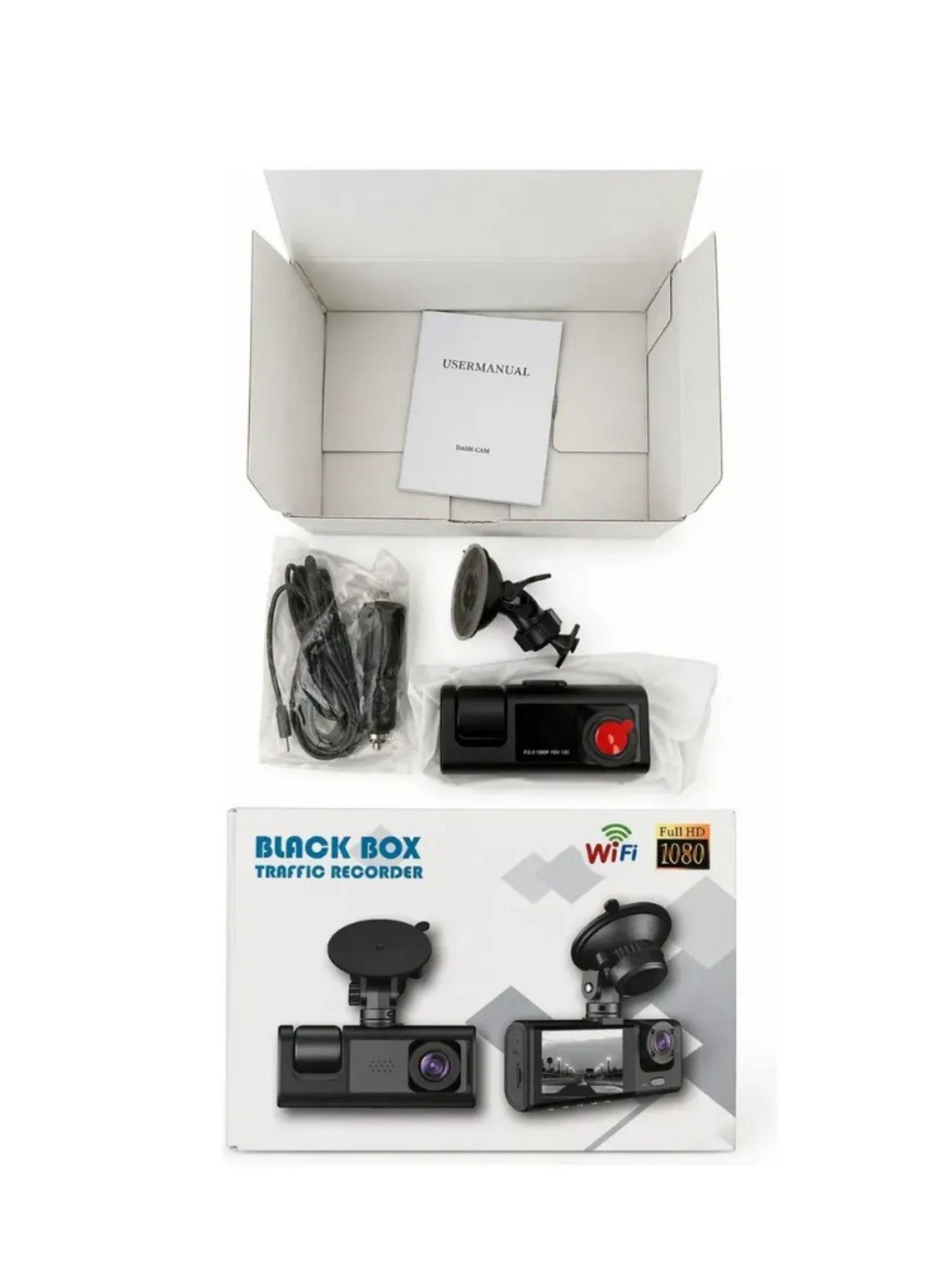  Dash Cam 3 En 1 Full Hd 1080p Seguridad Wifi Visión Nocturna-3