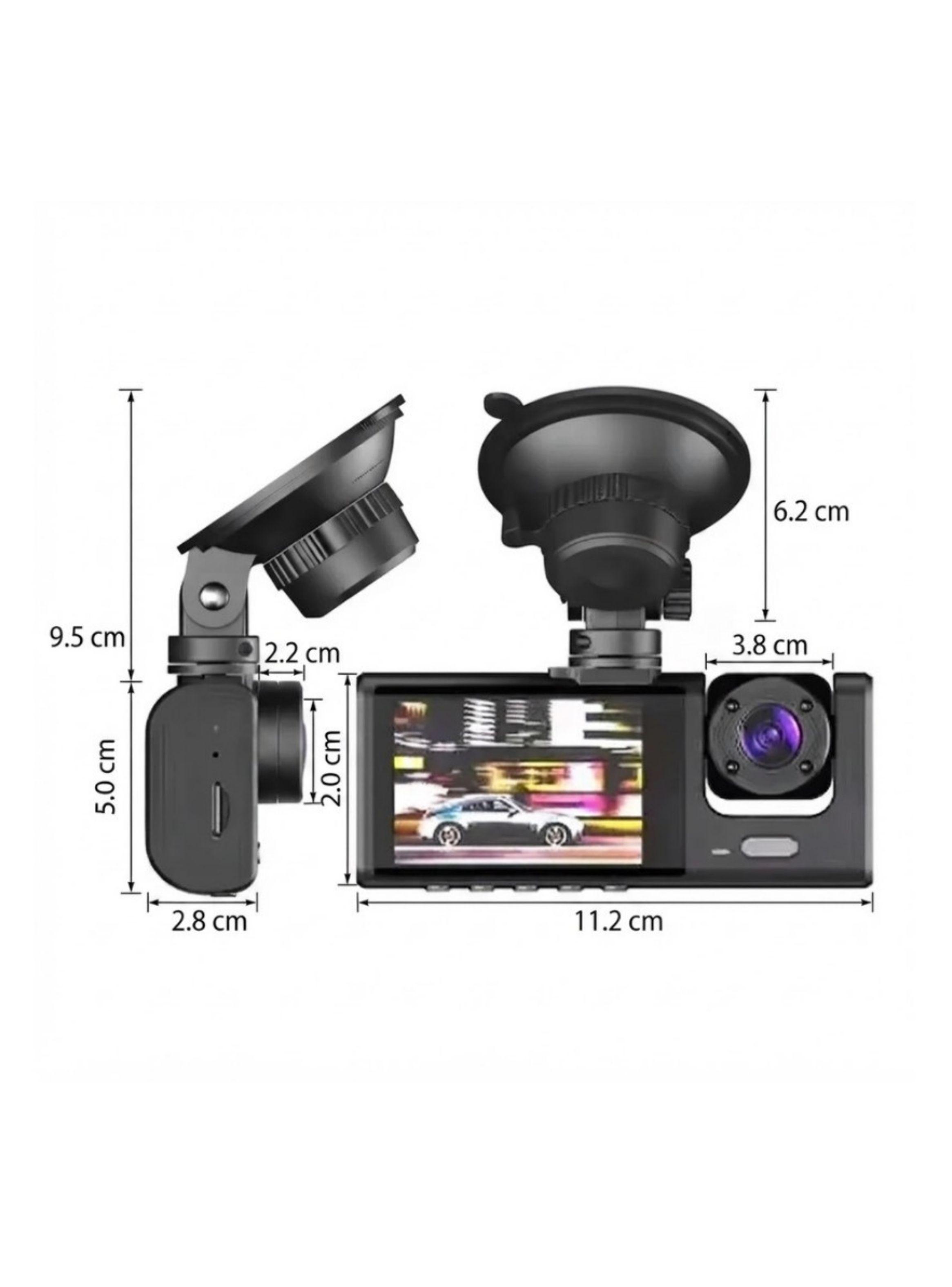  Dash Cam 3 En 1 Full Hd 1080p Seguridad Wifi Visión Nocturna-4