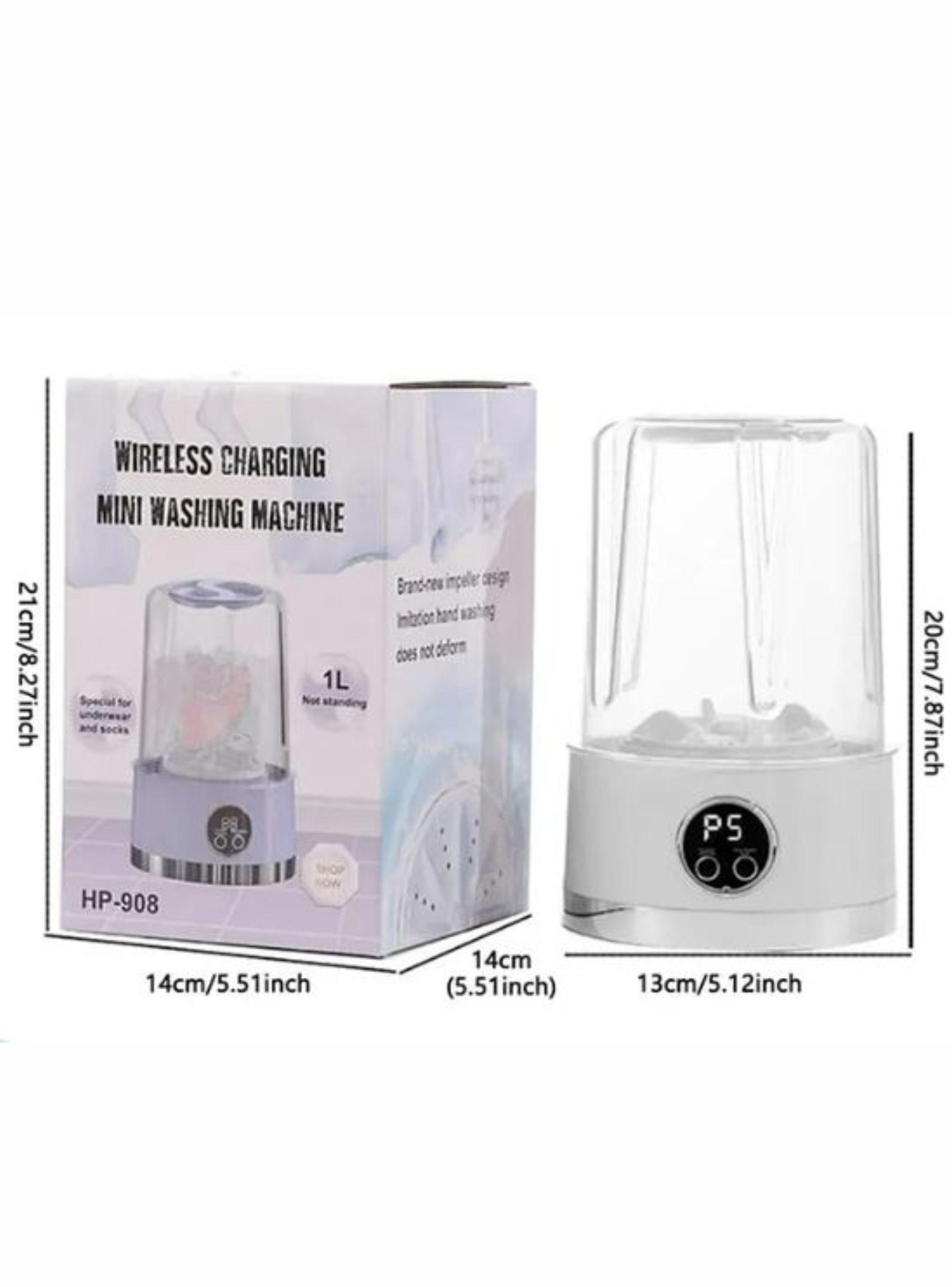 Mini Lavadora Portátil Inalámbrica Recargable Usb 1l-2