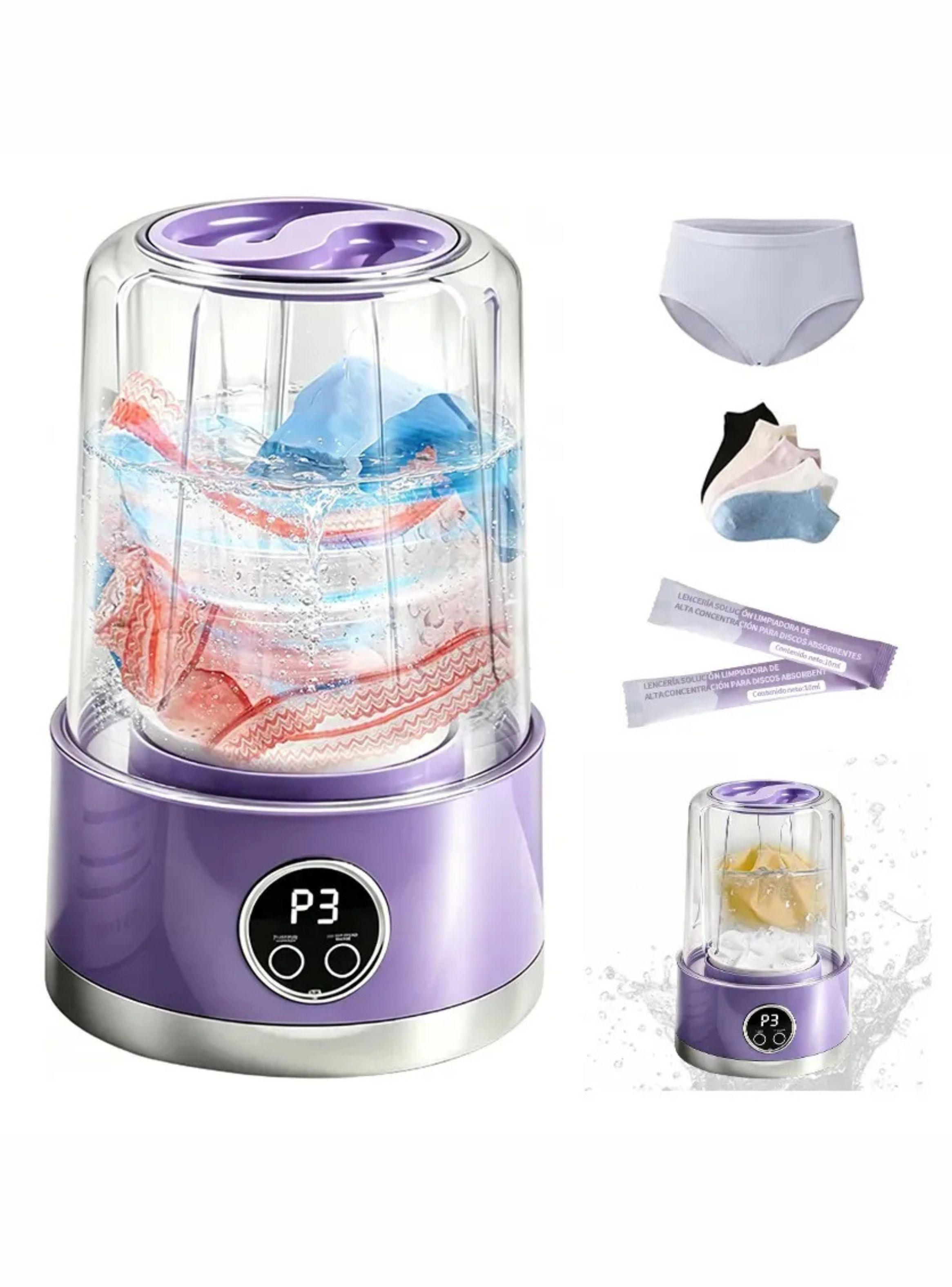 Mini Lavadora Portátil Inalámbrica Recargable Usb 1l-4