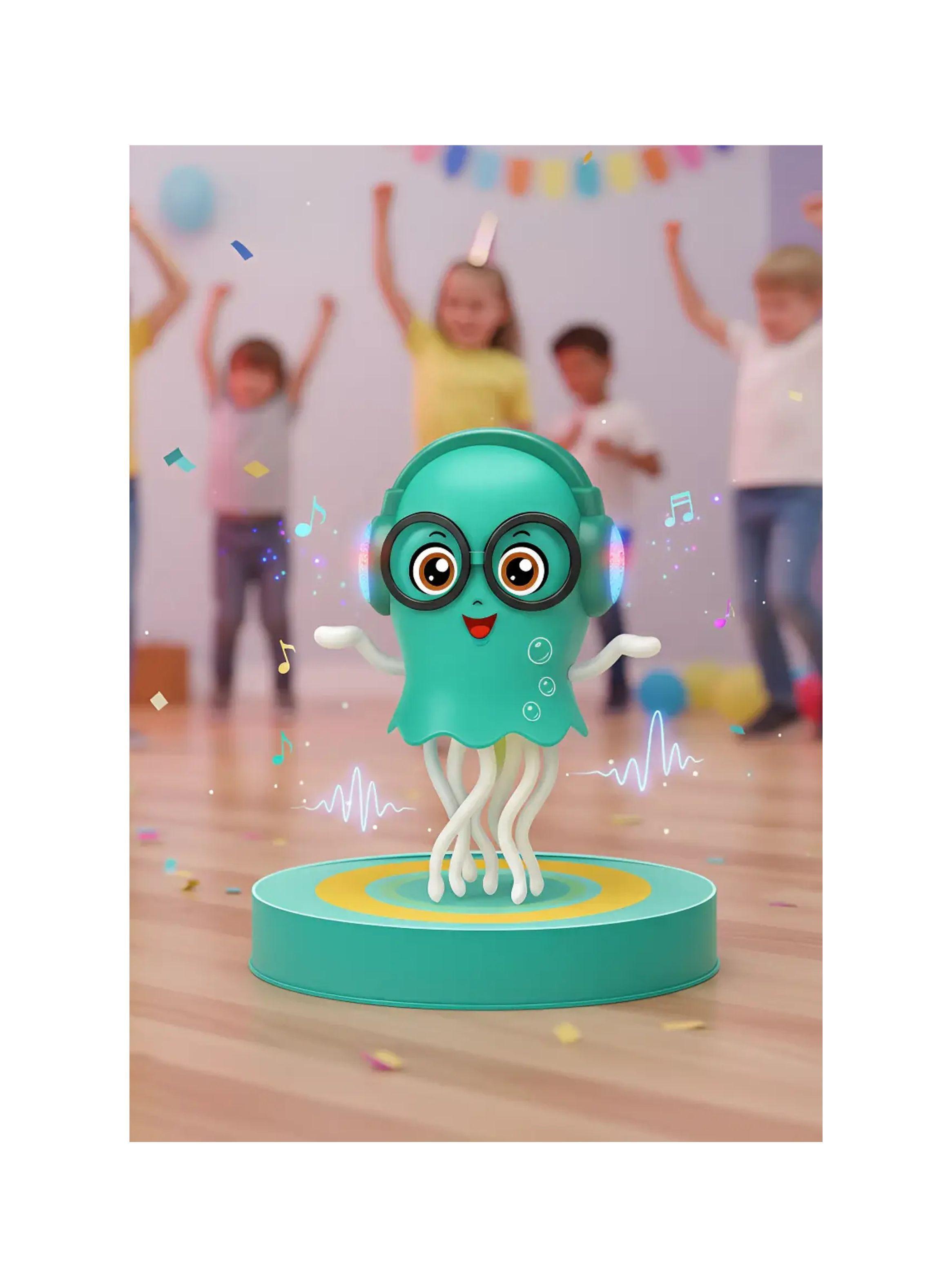 Pulpo Bailarin Jellyfish Medusa Robot Con Luces Y Musica-1
