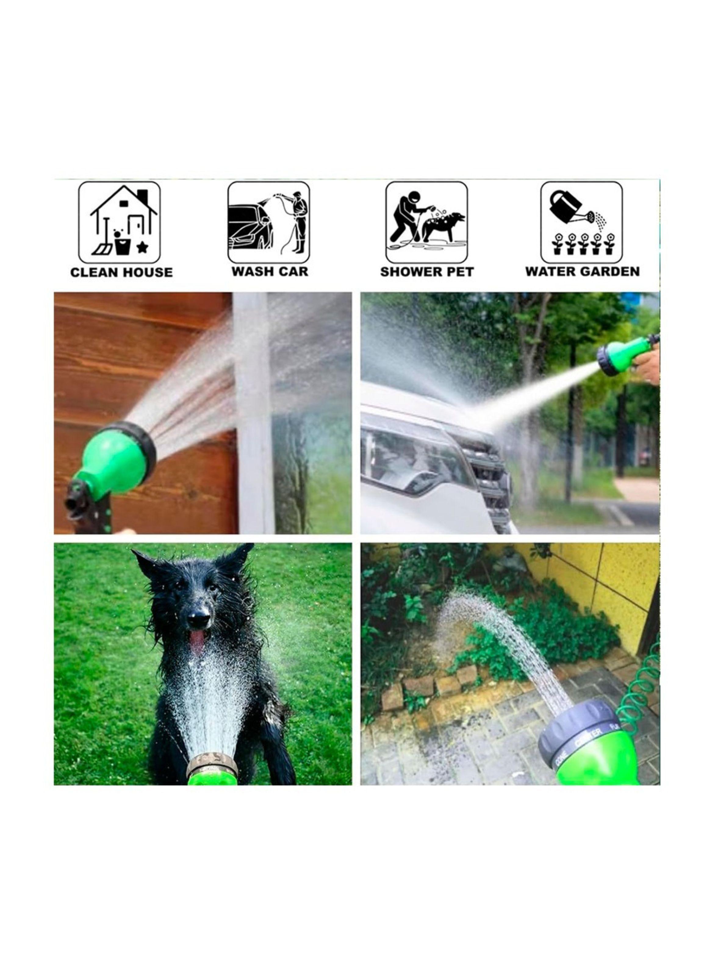 Manguera De Jardín Retráctil Resistente Versátil 7.5 Metros-2