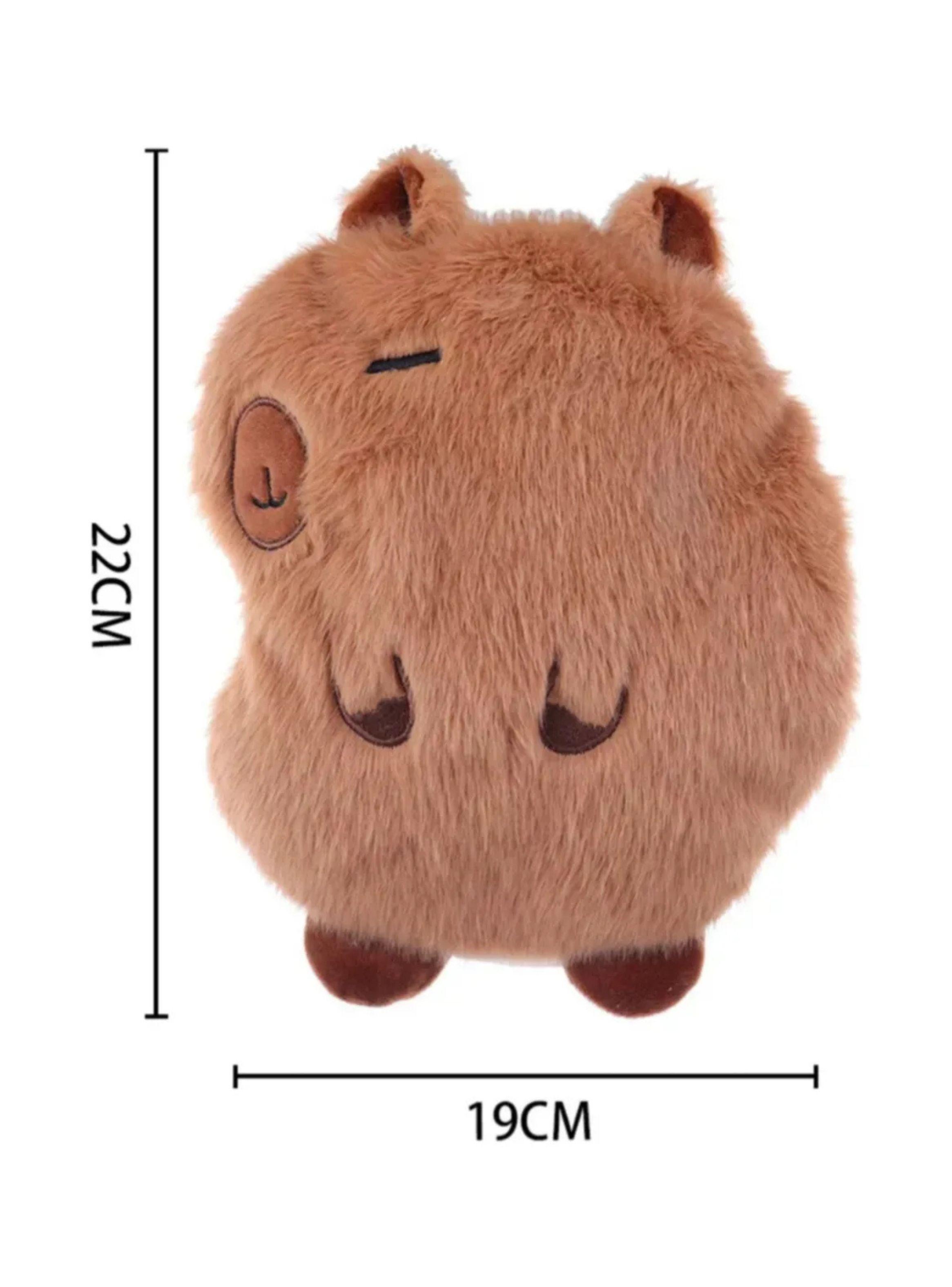 Guatero Bolsa Agua Caliente Capibara Kawaii Peluche Suave 300ml-2