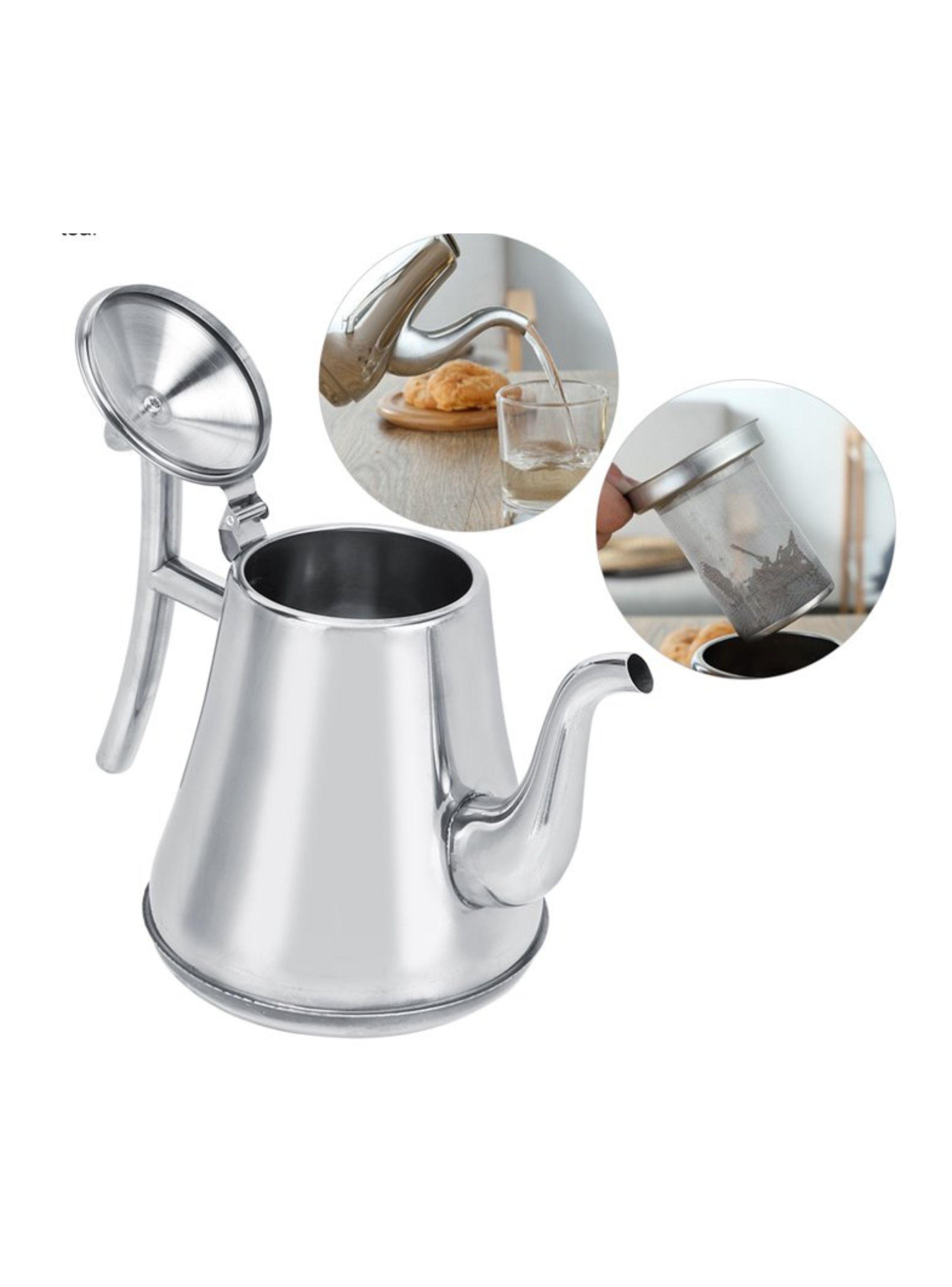 Tetera Acero Inoxidable 2 Litros Con Filtro Infusor Té-2