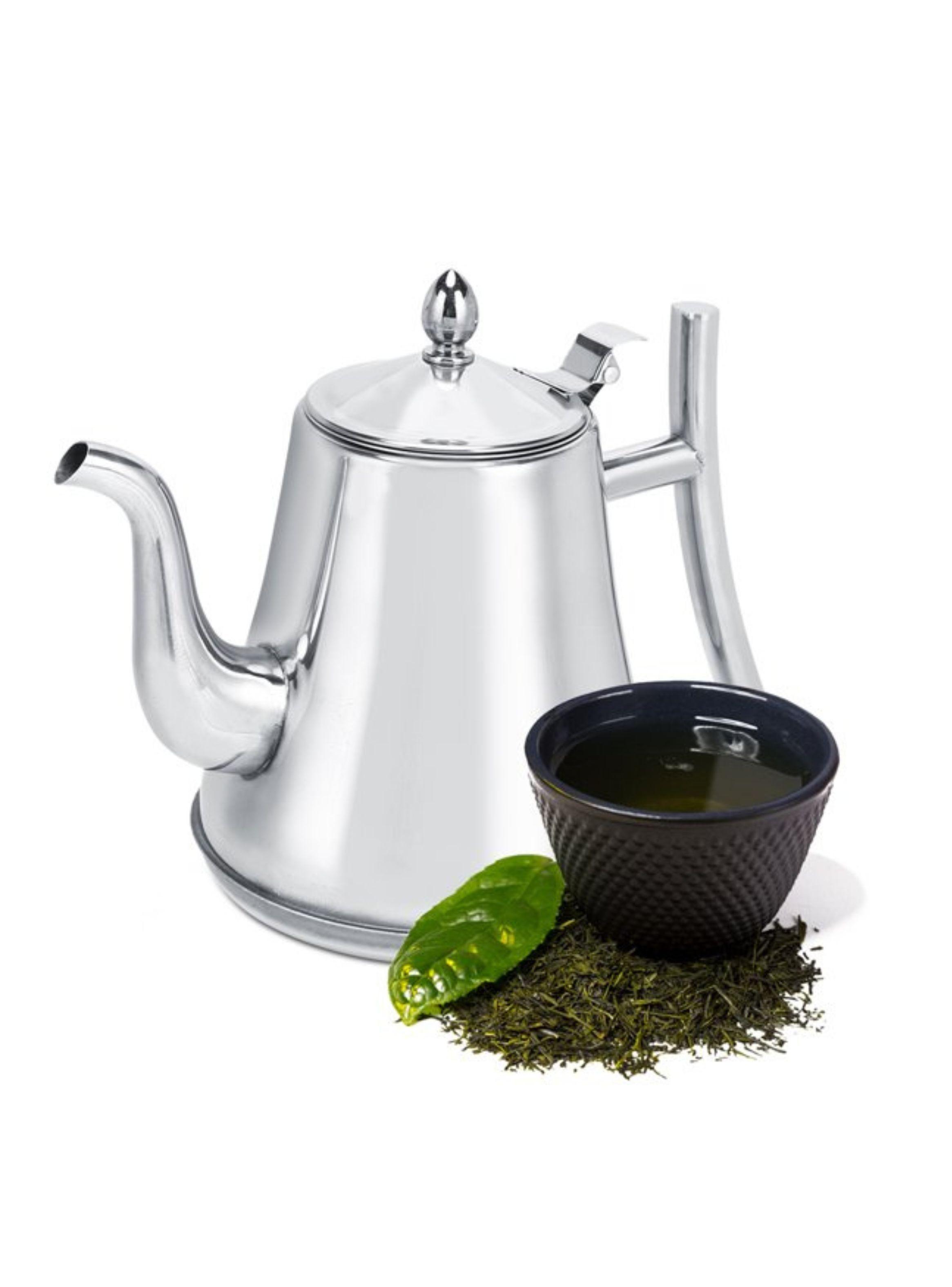 Tetera Acero Inoxidable 2 Litros Con Filtro Infusor Té-3