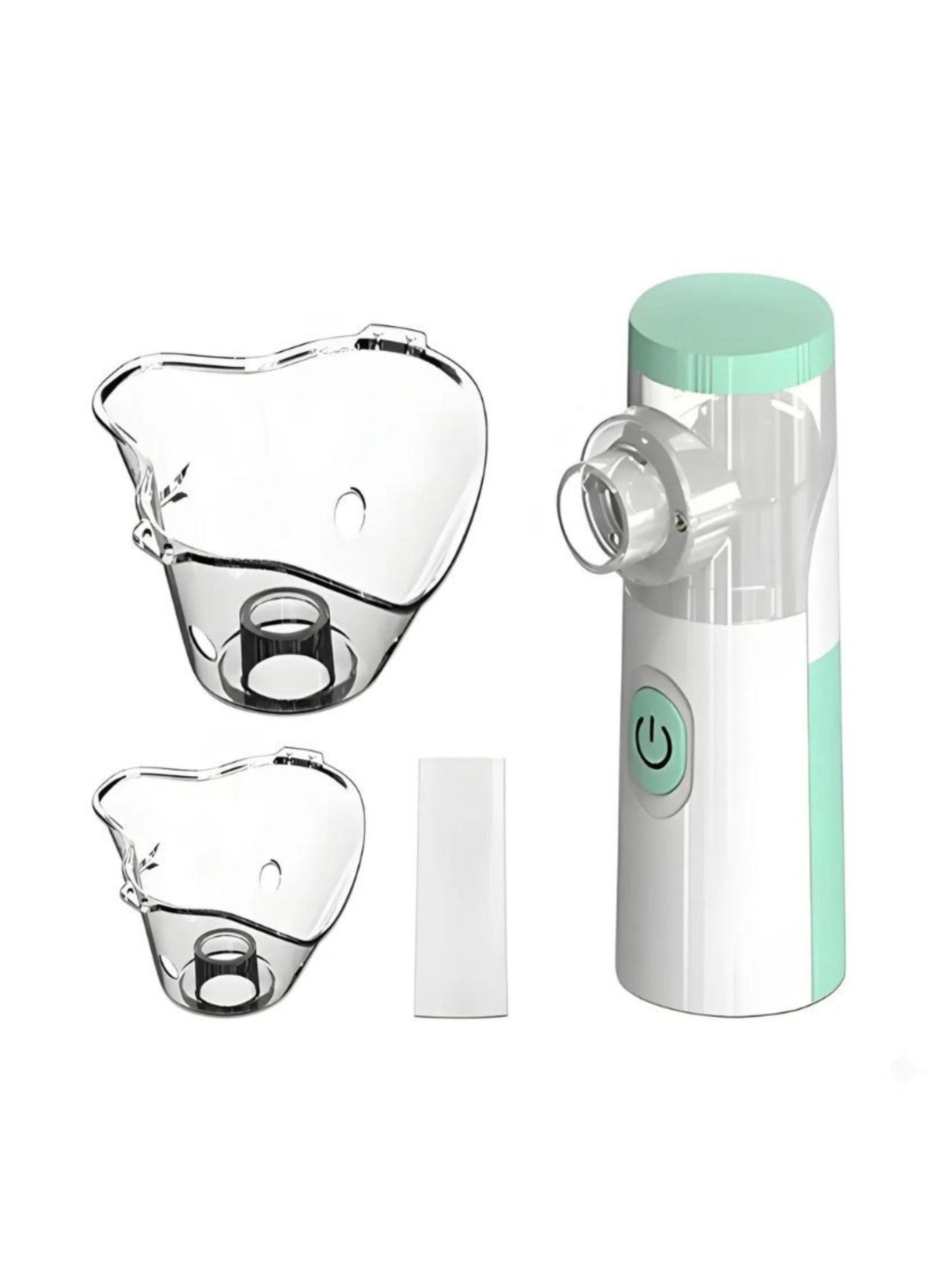 Mini Nebulizador Portatil De Malla Inhalador Adultos Y Niños Verde-2
