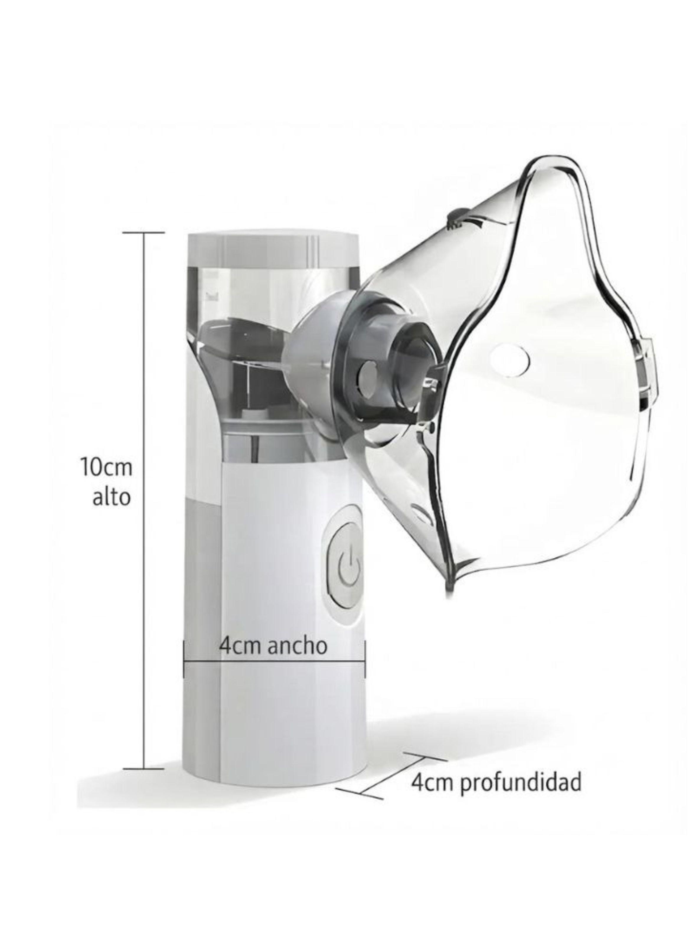 Mini Nebulizador Portatil De Malla Inhalador Adultos Y Niños Verde-3