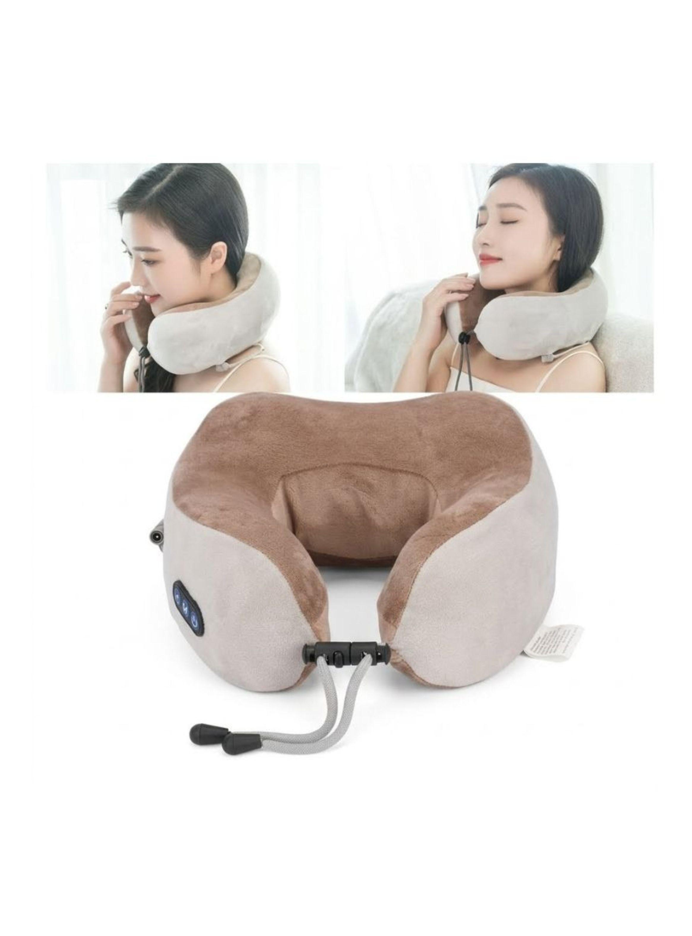 Almohada Masajeador Cuello Cervical Electrica Inalámbrica-3