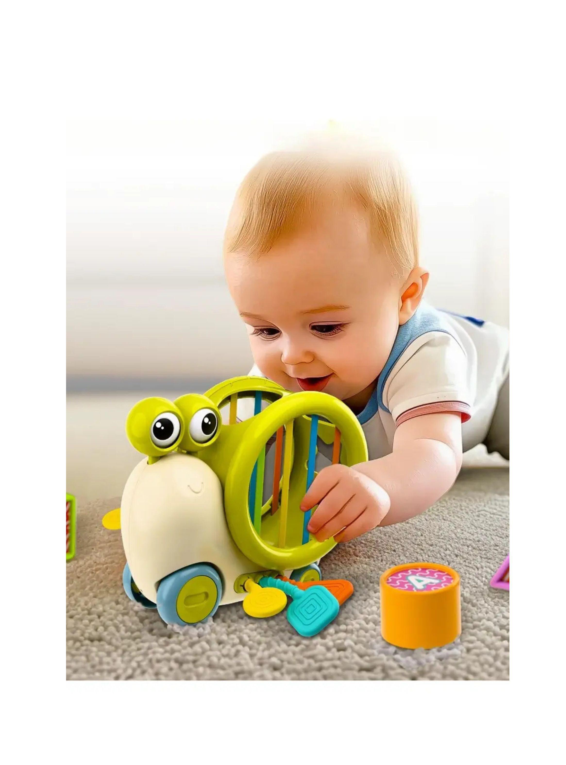 Juguete Caracol Sensorial Montessori Bebé Motricidad Fina-3