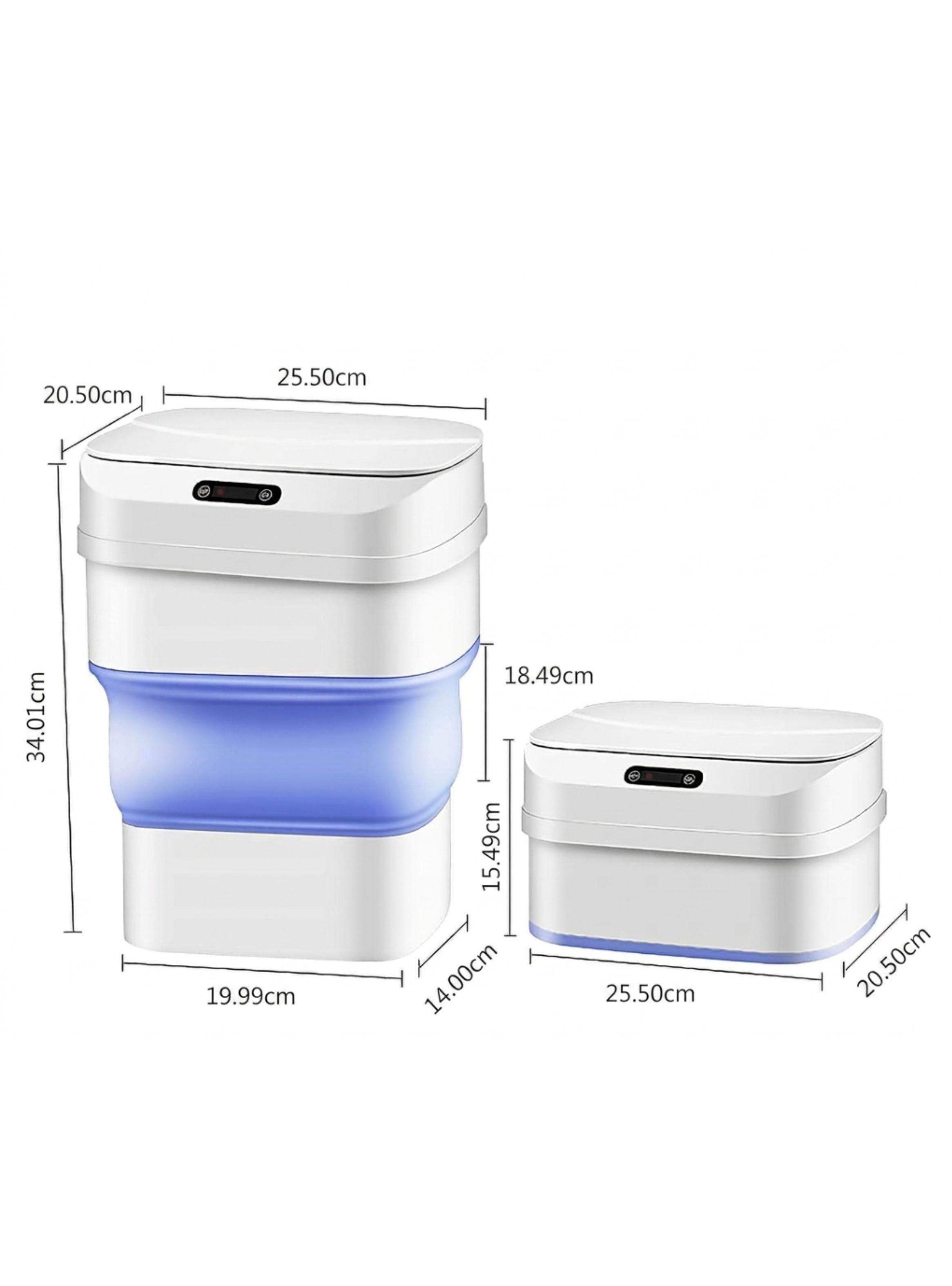 Basurero Inteligente Sensor Movimiento Plegable 17,5l-1