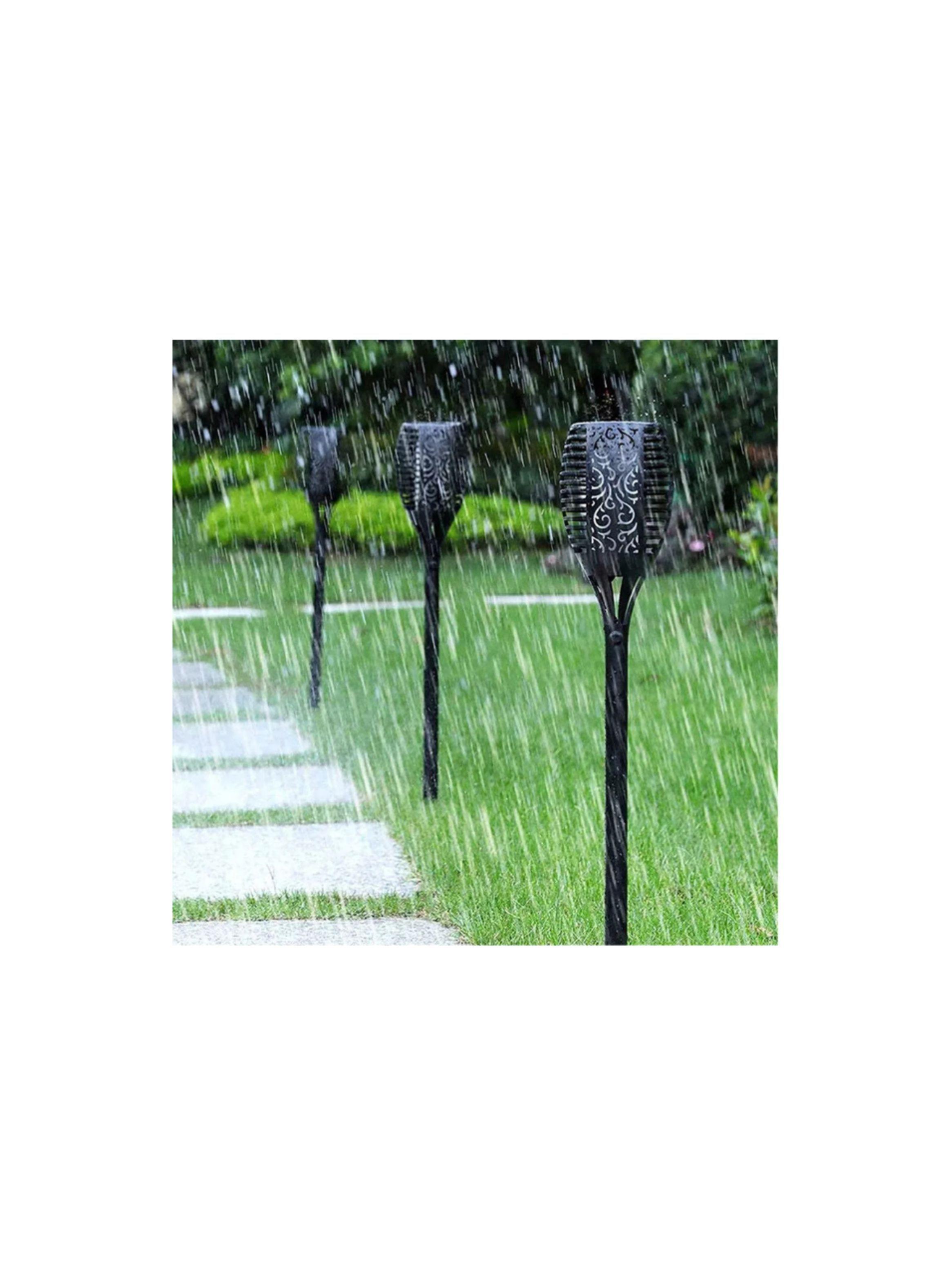 Lampara estaca Exterior Jardin efecto Flama impermeable 51cm-3