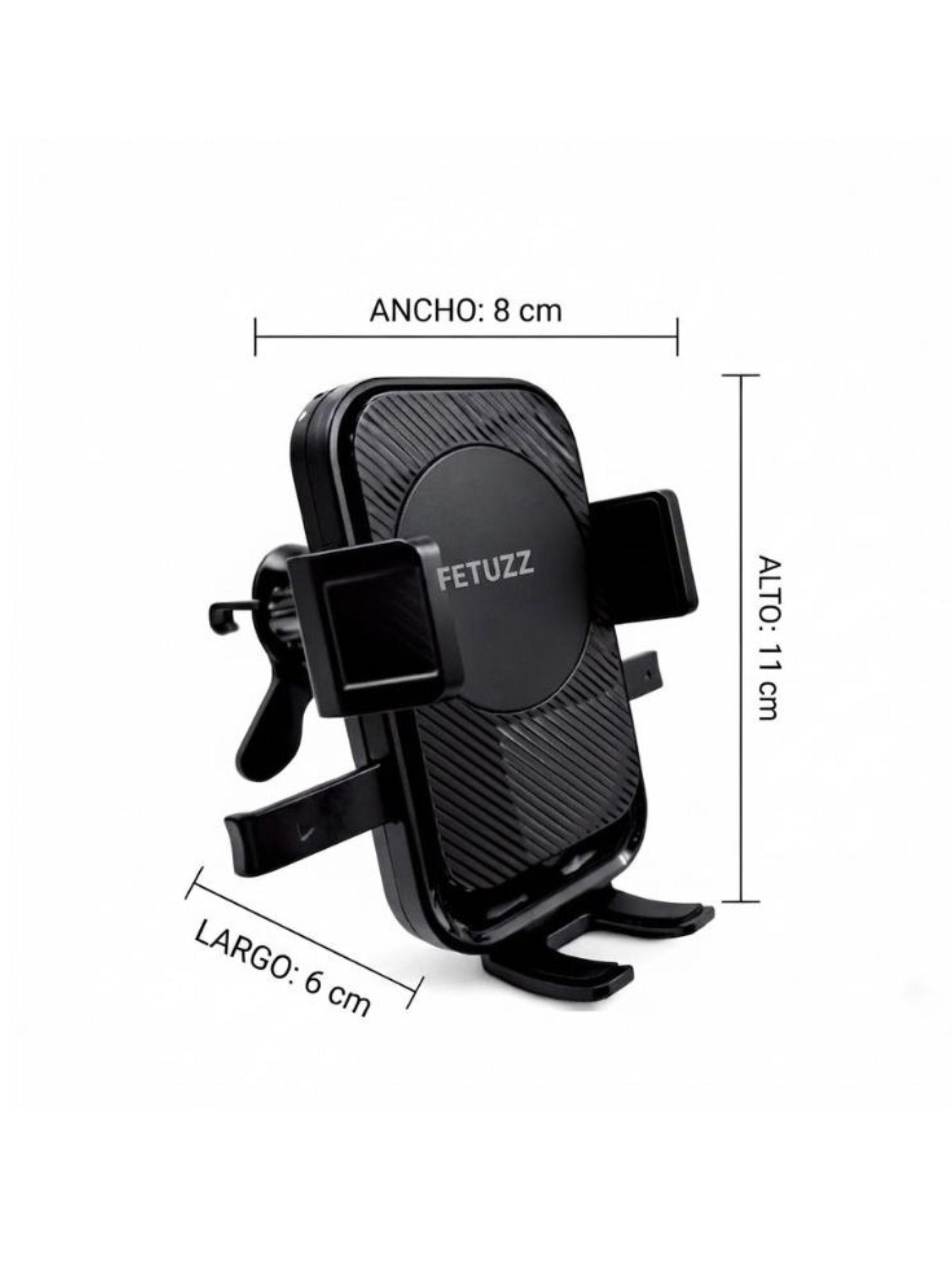 Soporte Auto Rejilla Rotación 360° Bloqueo Automático-1