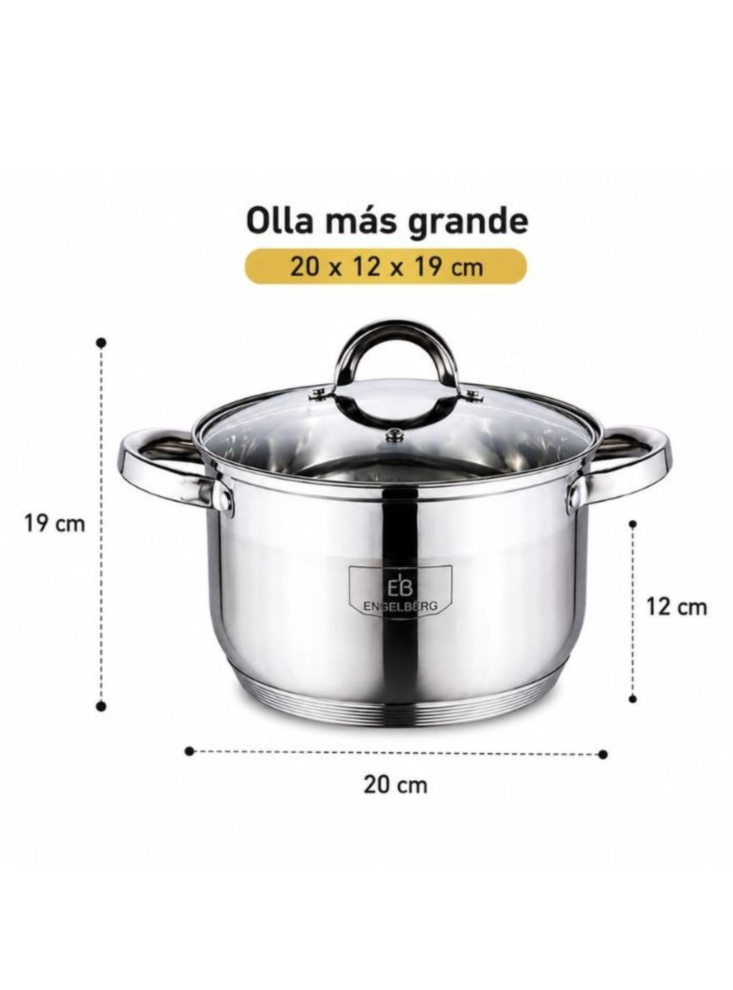  Set De Ollas 12 Piezas Inducción Fondo 5 Capas-2