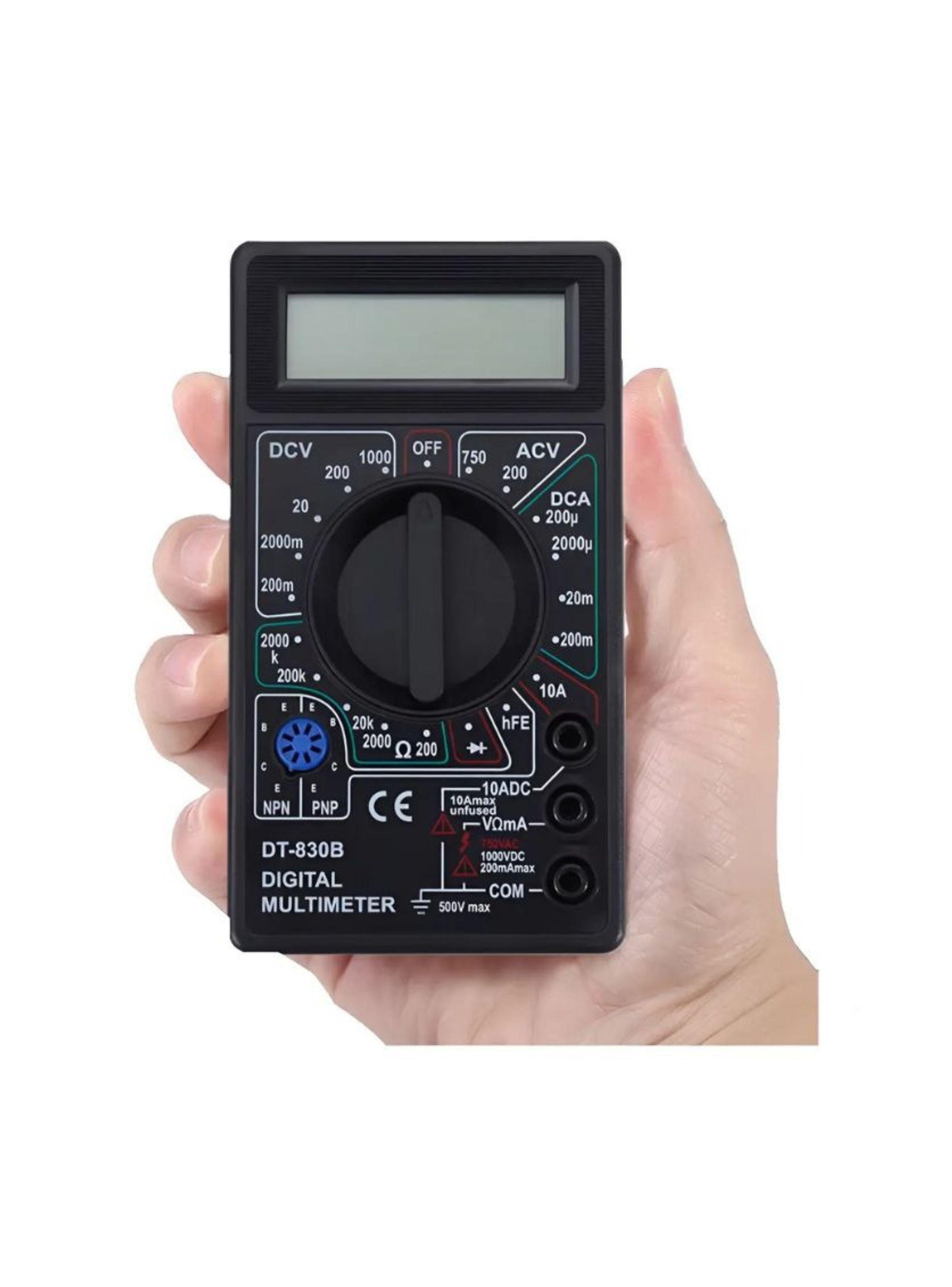  Tester Multimetro Digital Dt830b Medidor De Voltaje-3