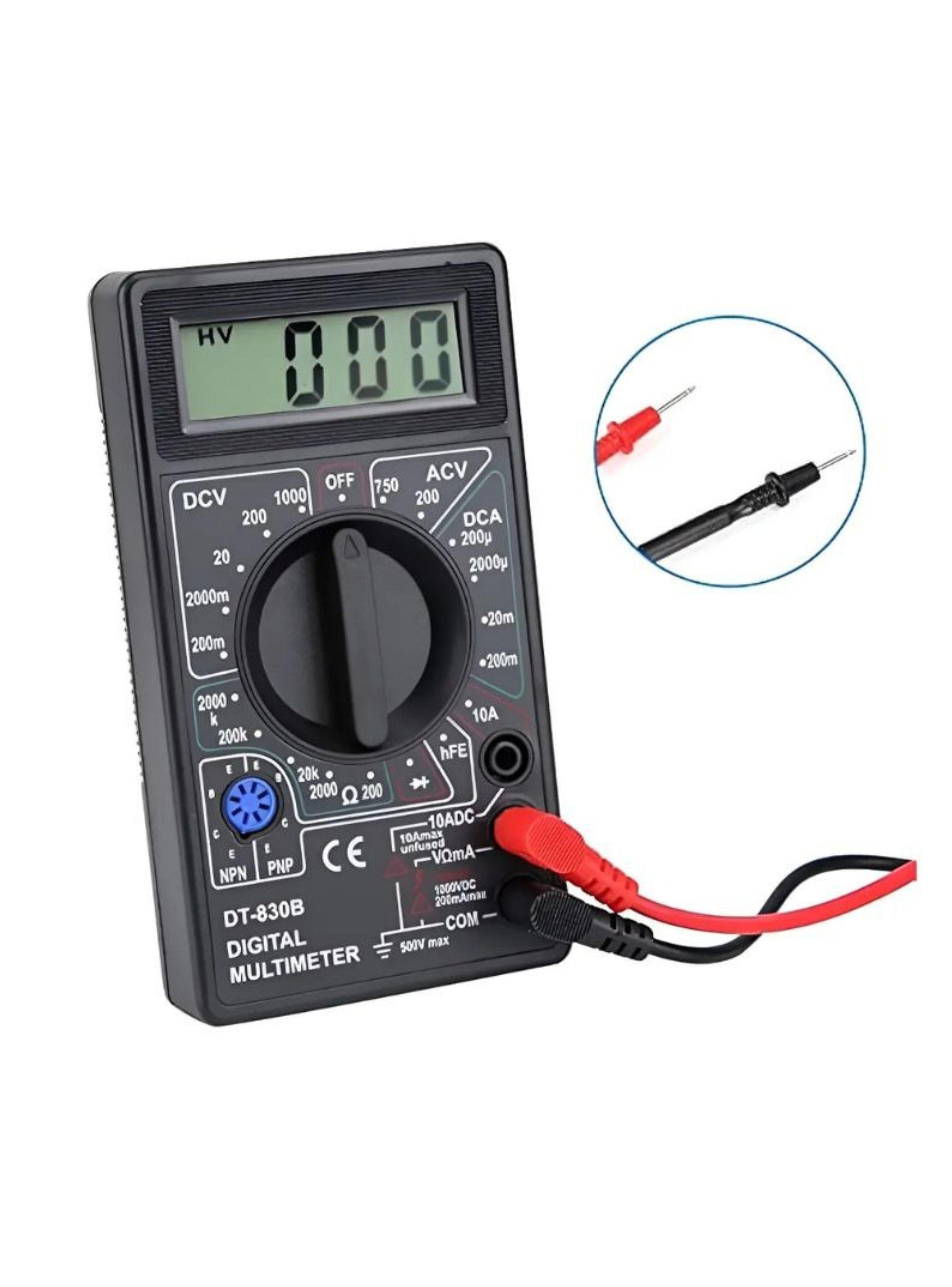  Tester Multimetro Digital Dt830b Medidor De Voltaje-5
