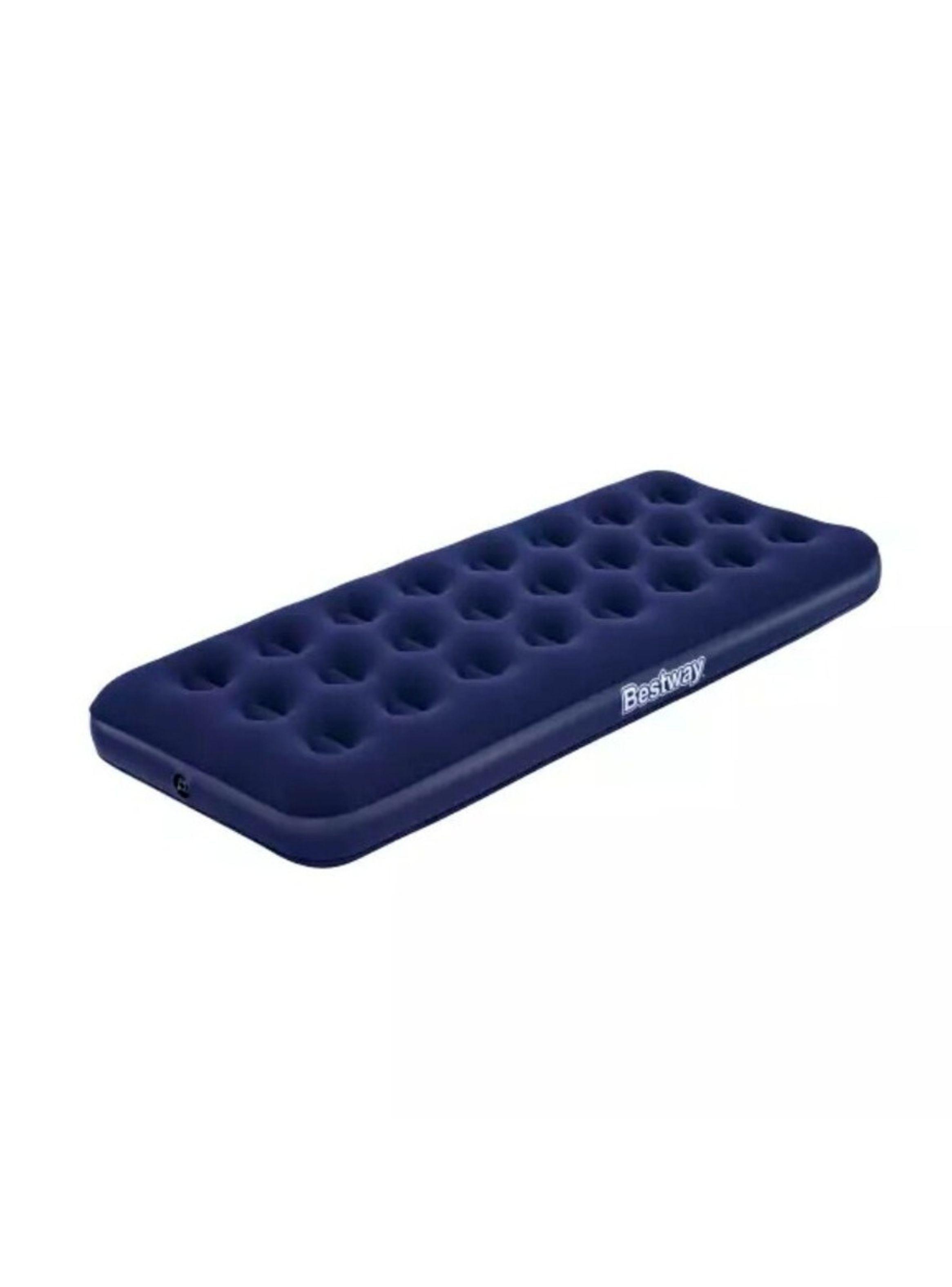 Cama Colchón Inflable Individual 185X76X22Cm Color Azul-1