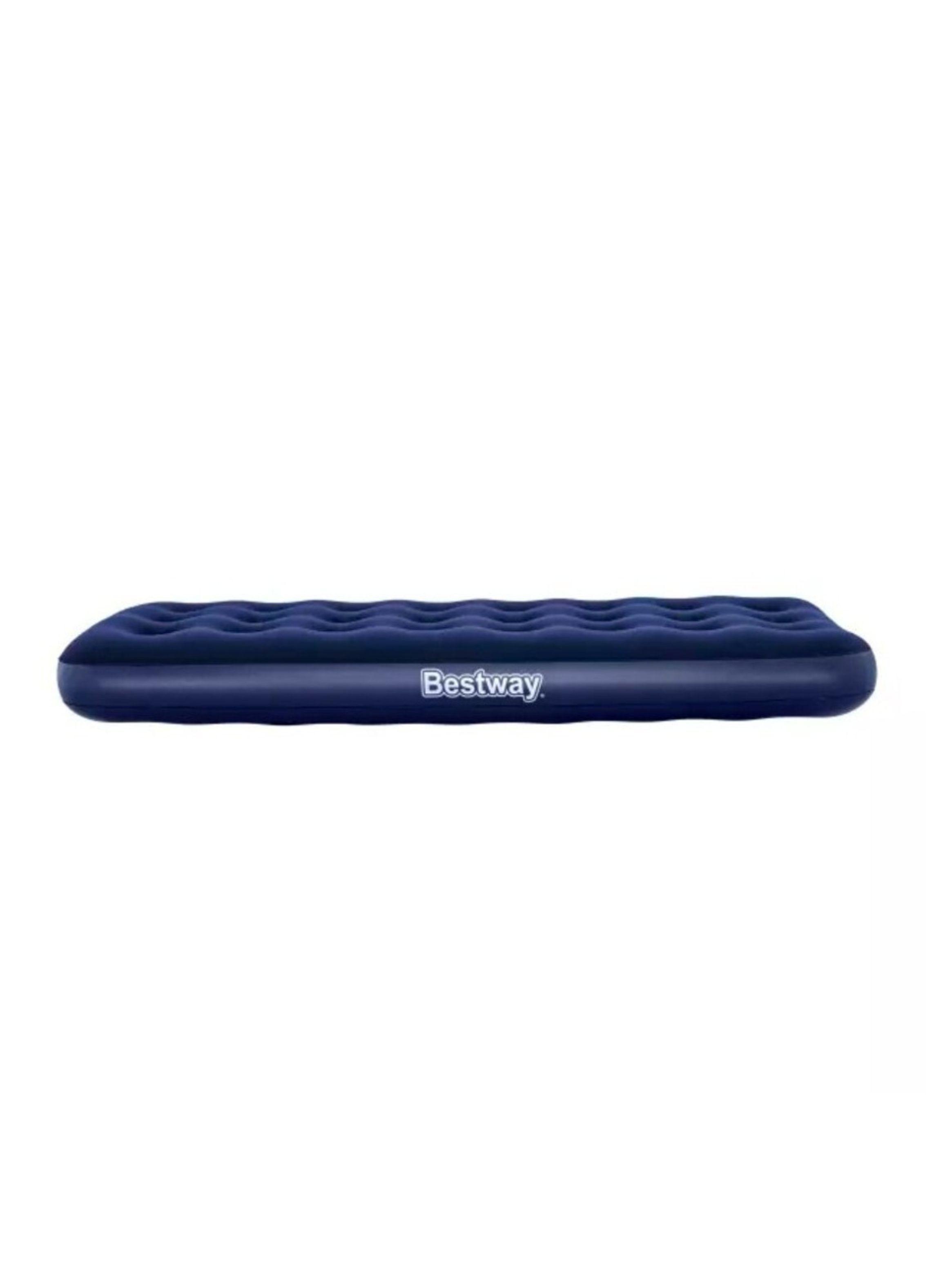 Cama Colchón Inflable Individual 185X76X22Cm Color Azul-2
