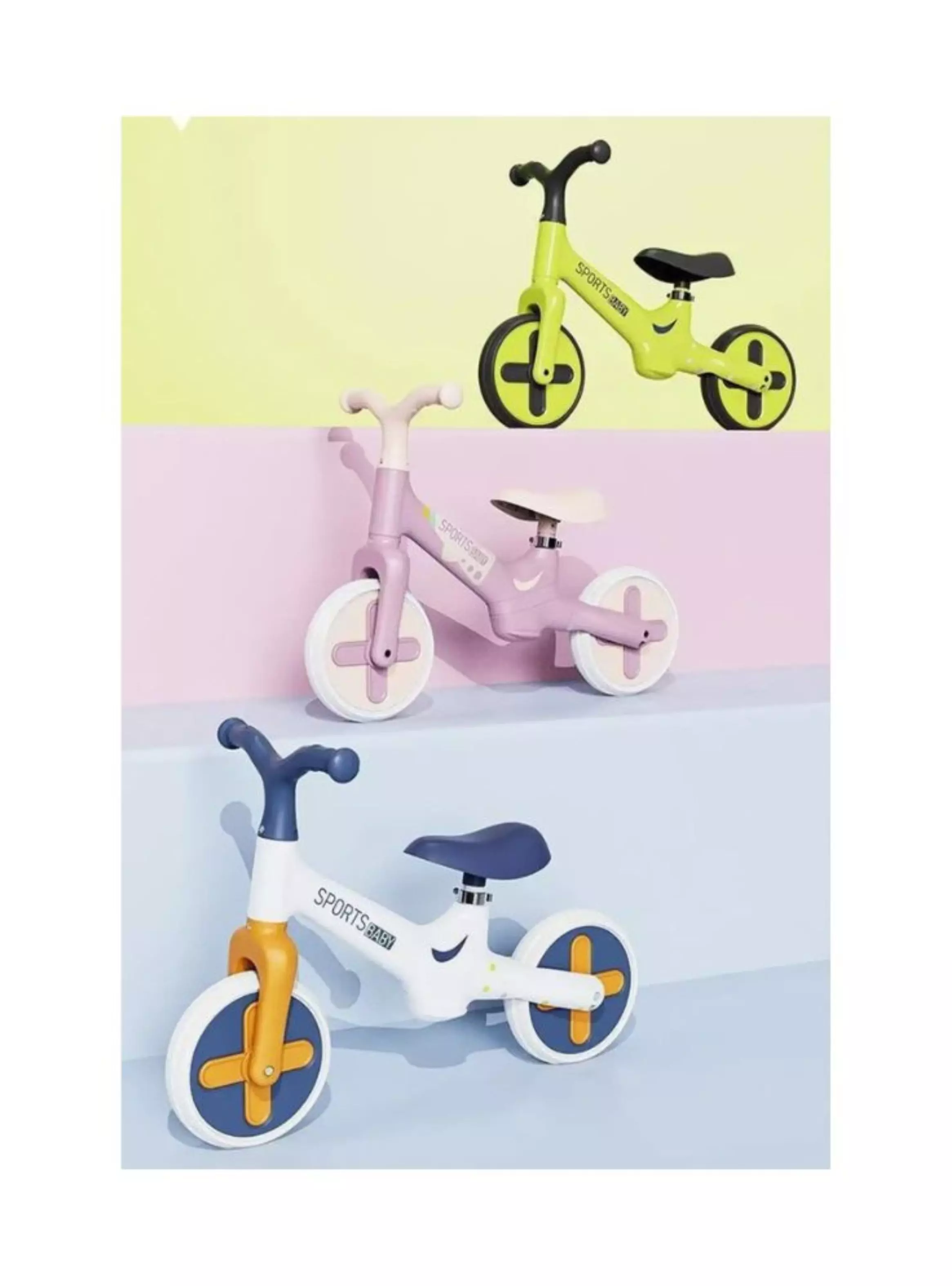  Bicicleta De Aprendizaje Sin Pedales Sports Baby Infantil -3