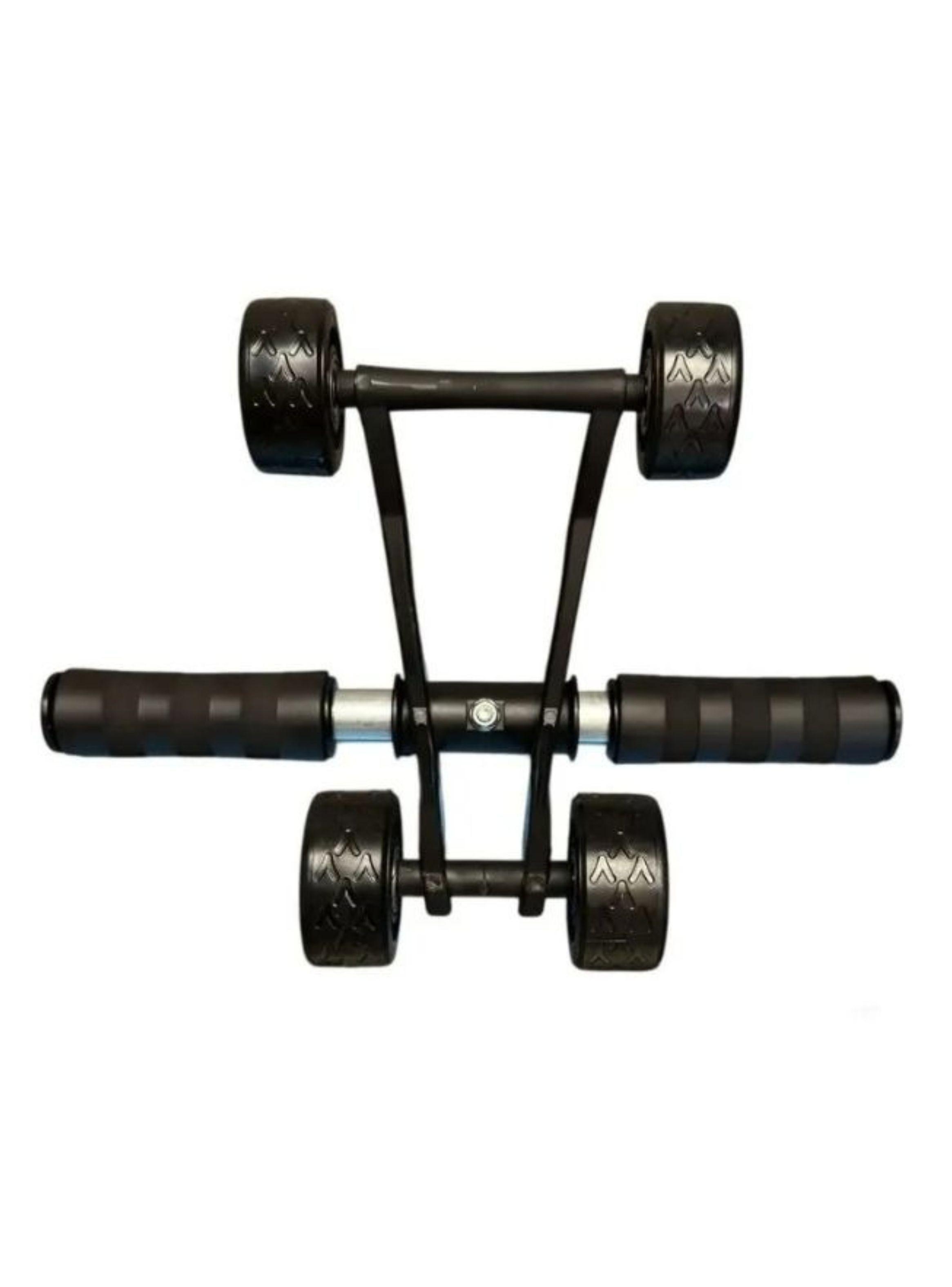 Rueda Abdominal Carro De 4 Ruedas Con Apoyo-3