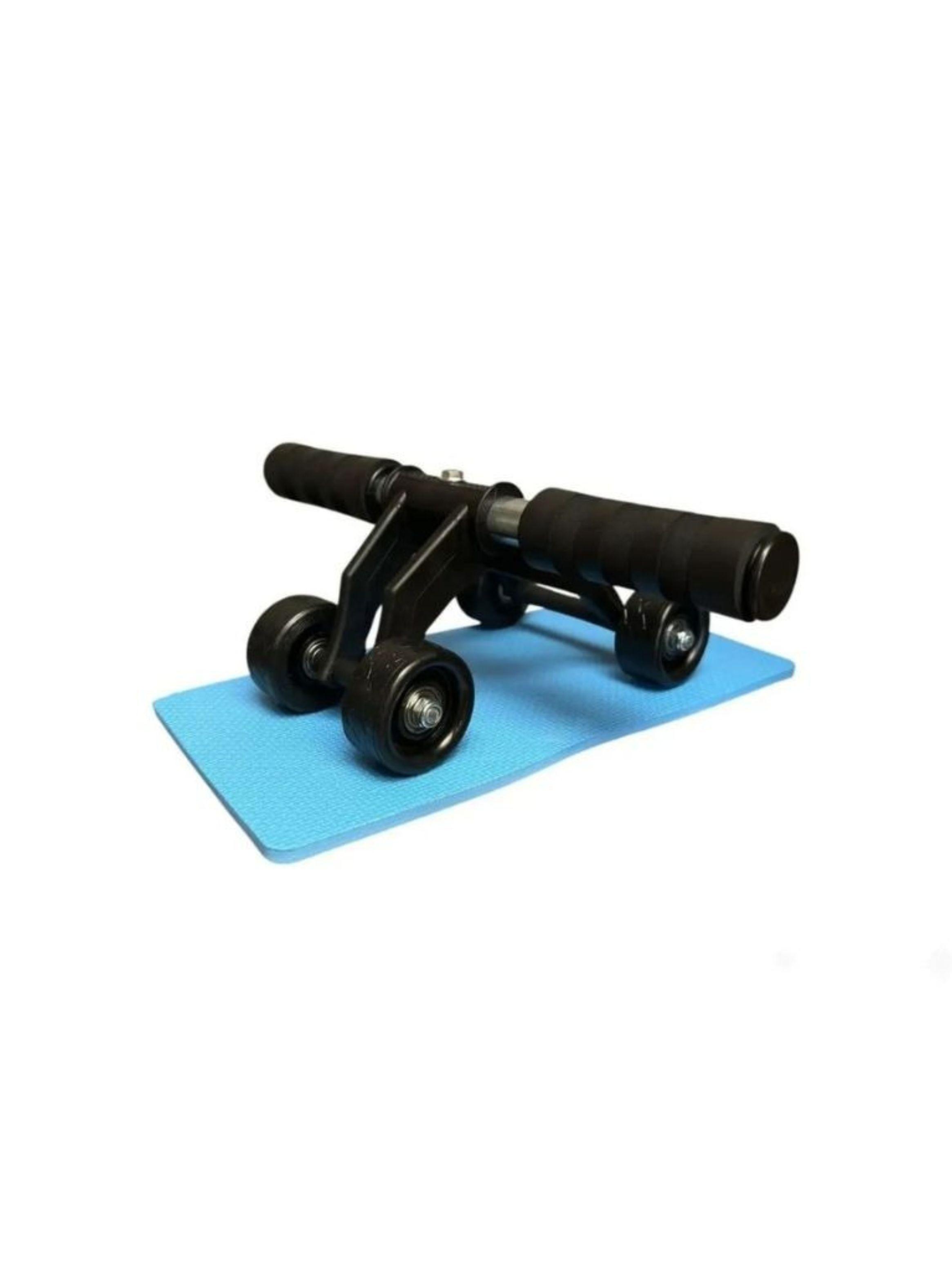 Rueda Abdominal Carro De 4 Ruedas Con Apoyo-4