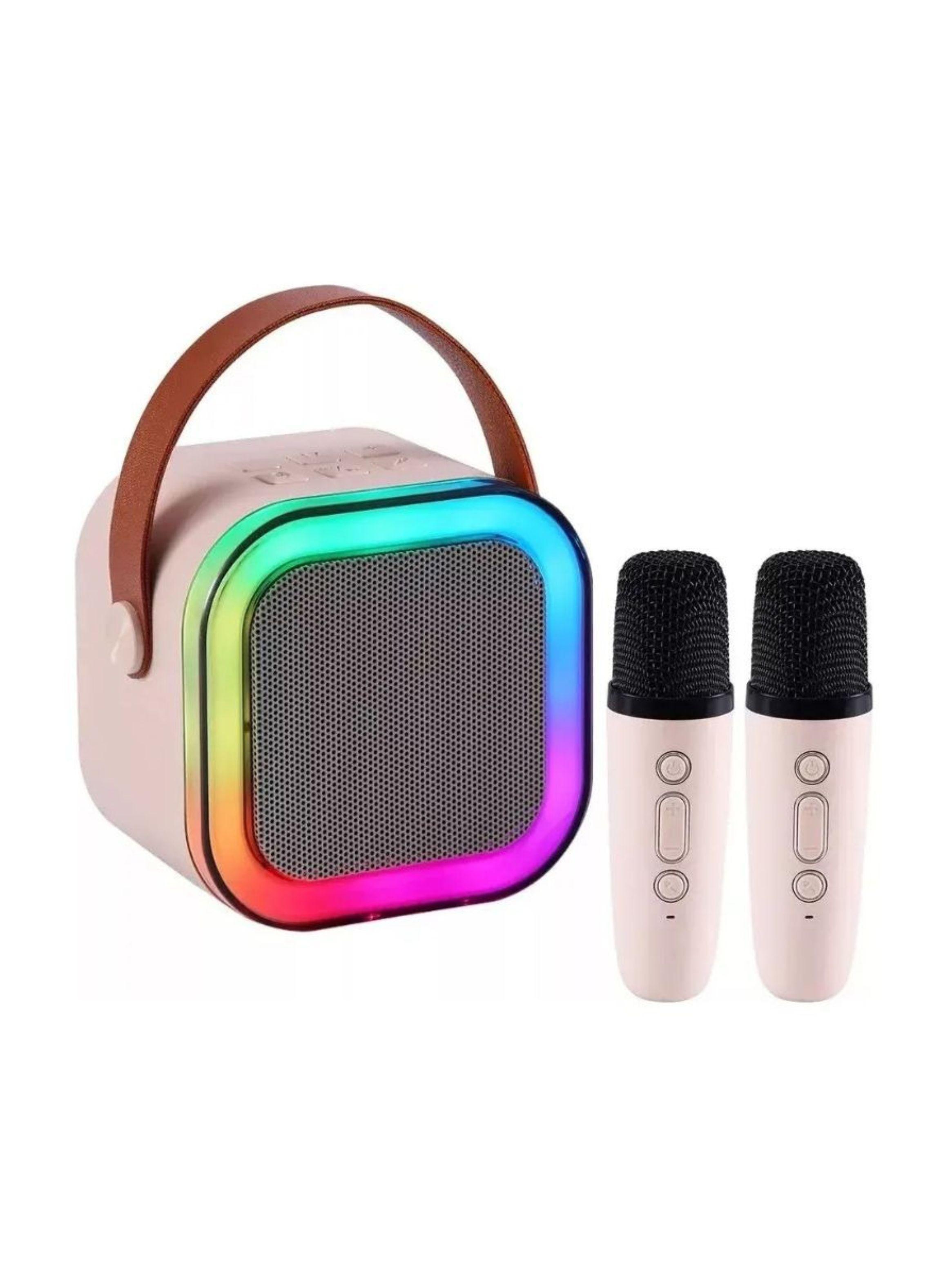 Mini Karaoke Portátil Bluetooth Inalámbrico Luces Led-0