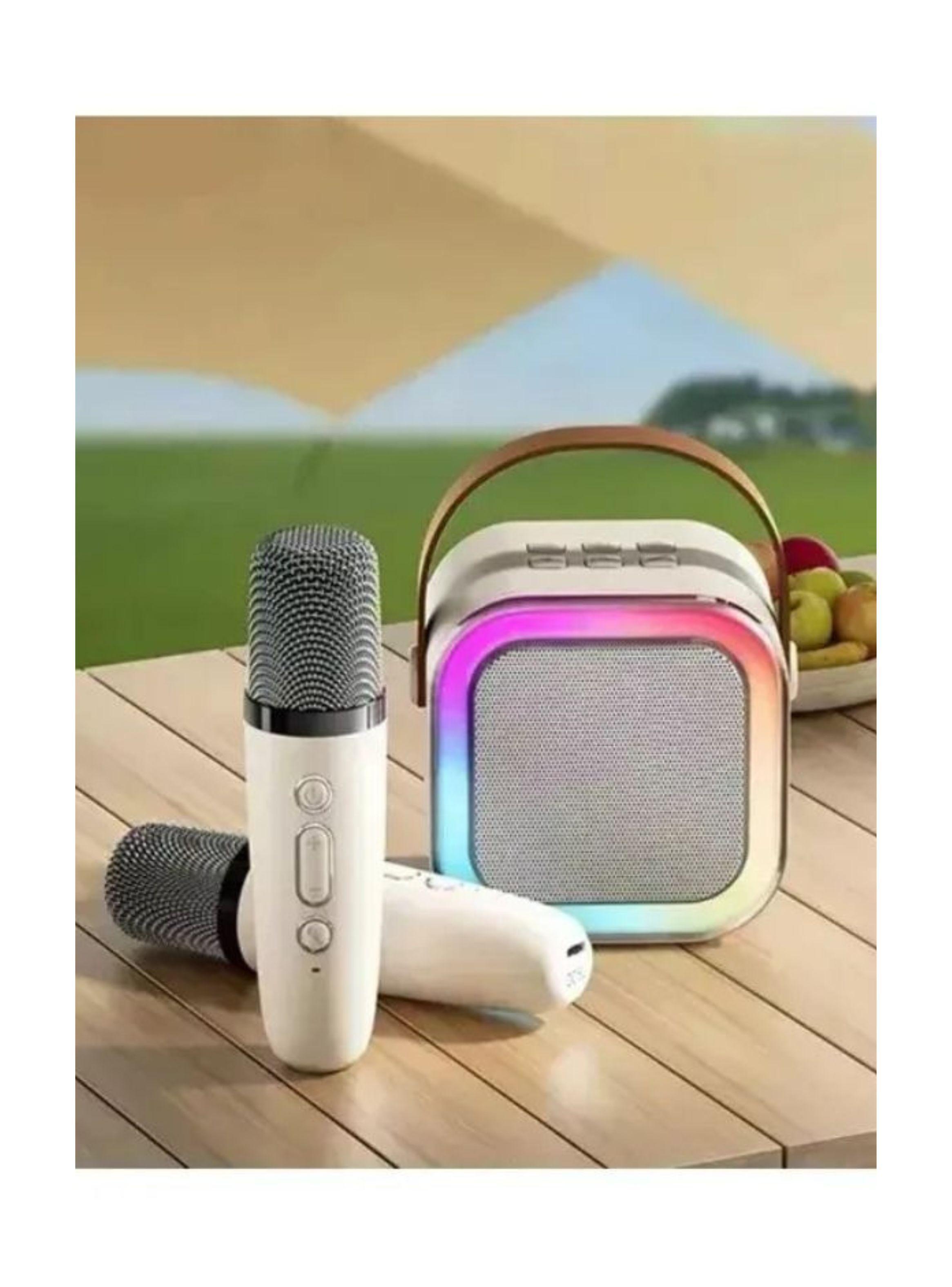 Mini Karaoke Portátil Bluetooth Inalámbrico Luces Led-1