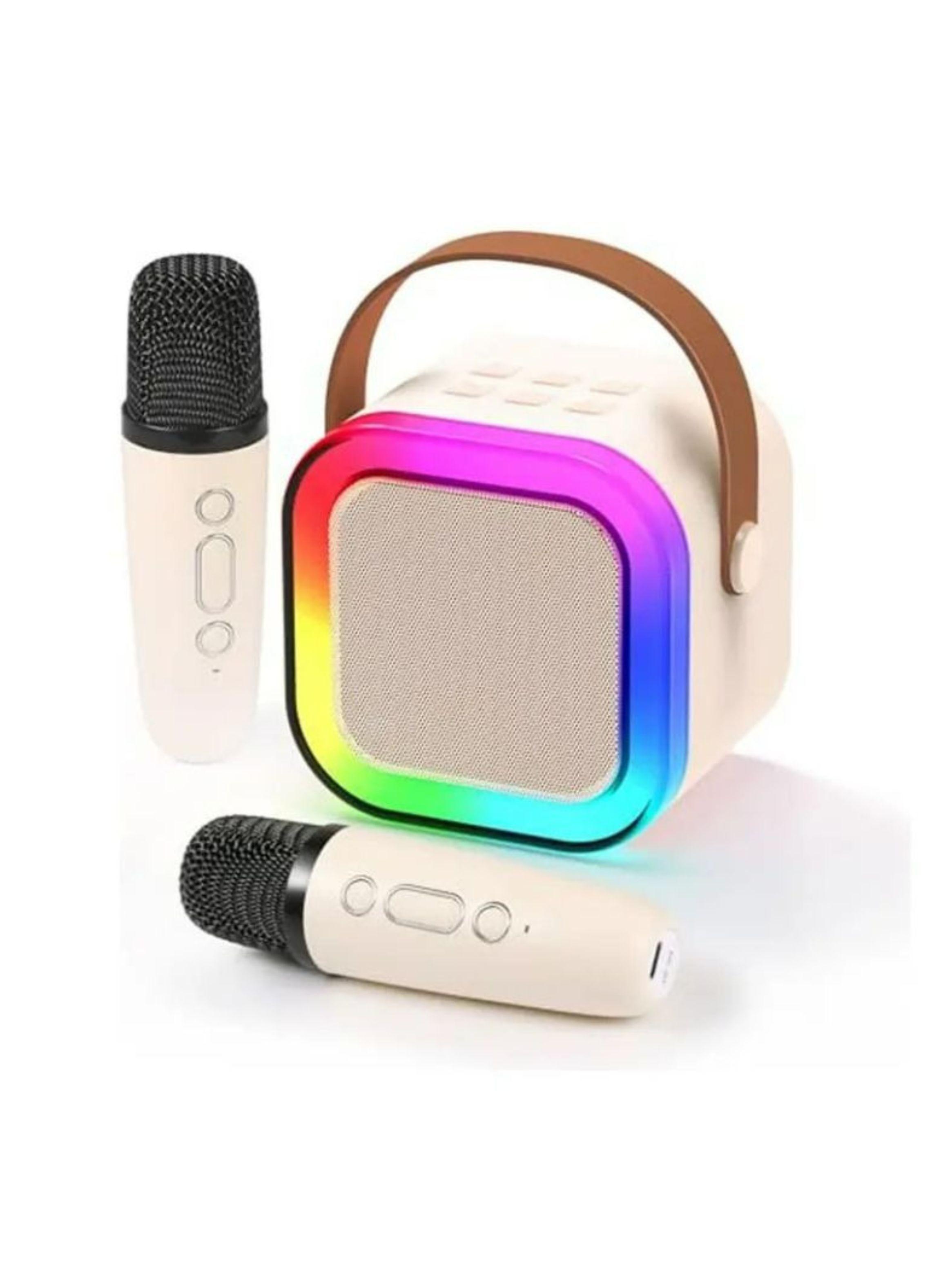 Mini Karaoke Portátil Bluetooth Inalámbrico Luces Led-3