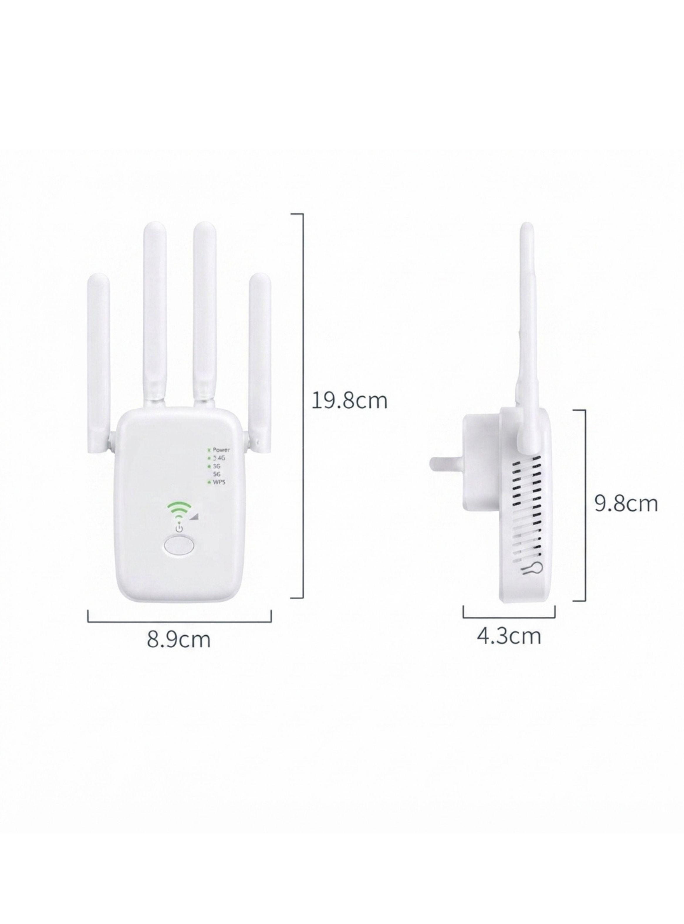 Repetidor Extensor Wifi 4 Antenas 300mbps 3 En 1 Banda 2.4ghz-2