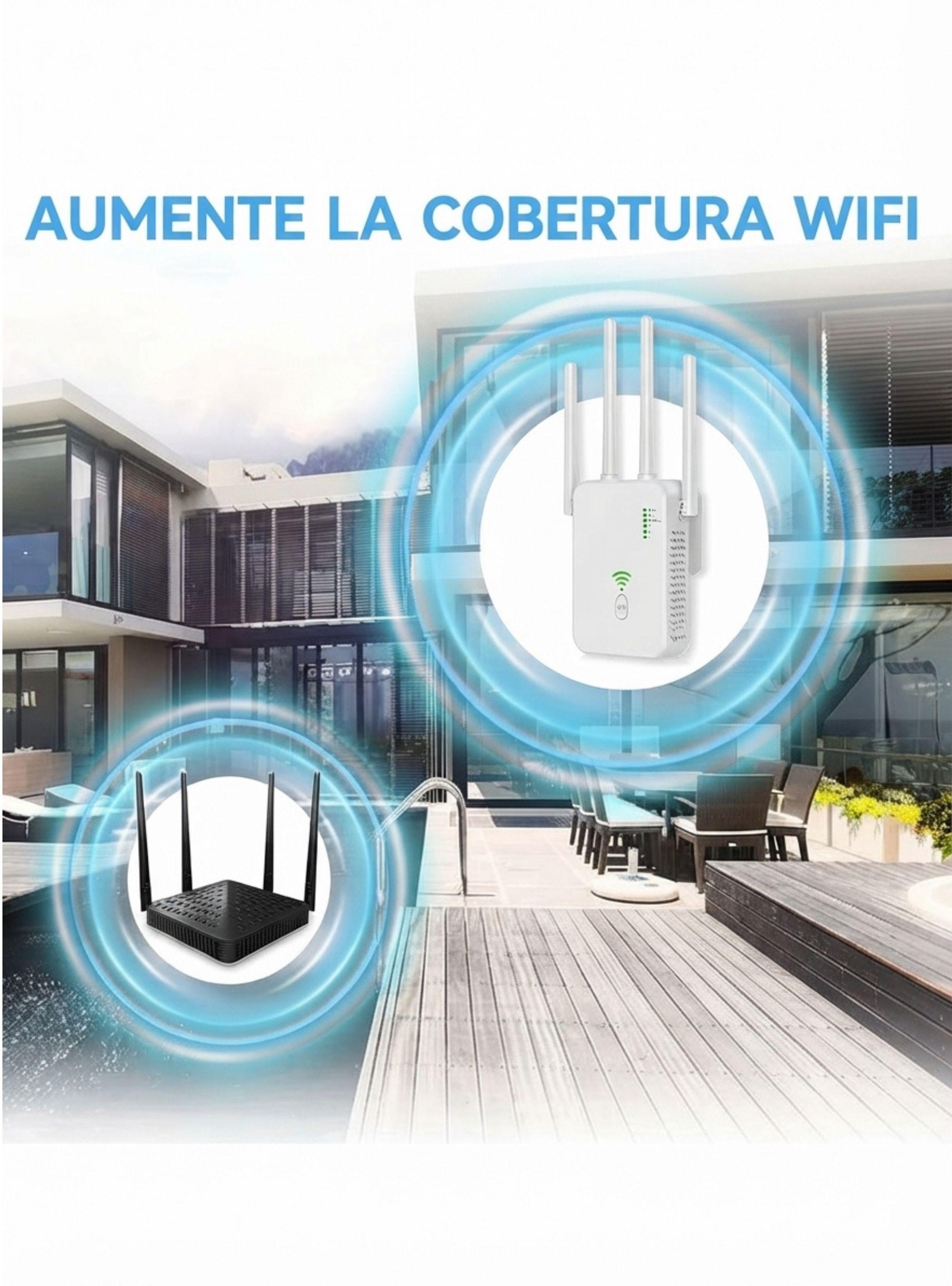 Repetidor Extensor Wifi 4 Antenas 300mbps 3 En 1 Banda 2.4ghz-4