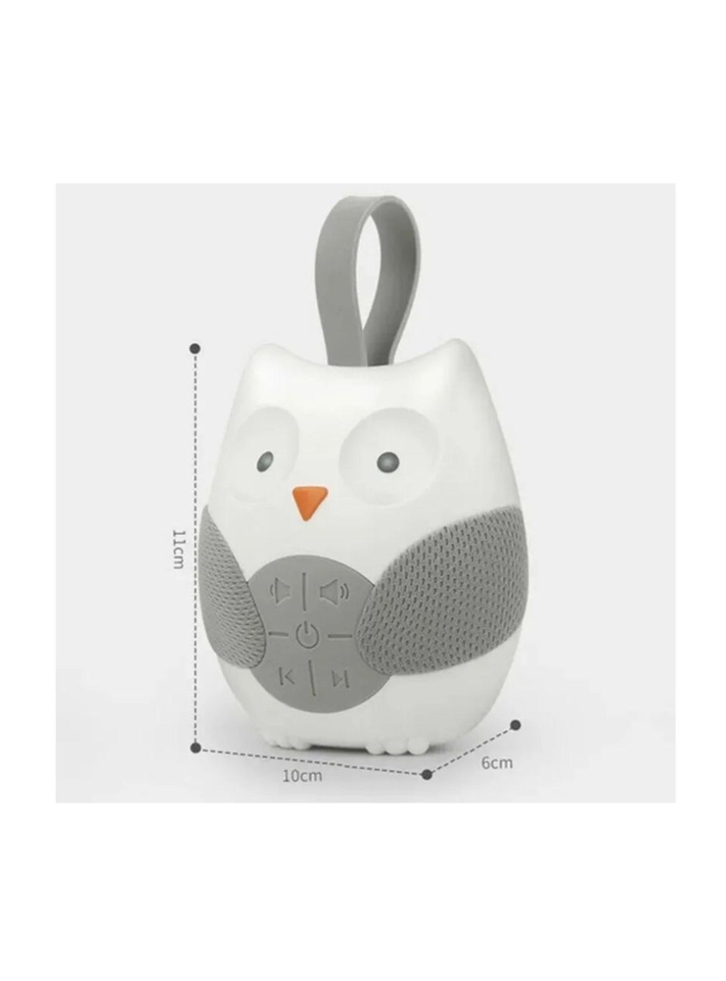 Búho Musical Calmante Portátil Maquina De Ruido Blanco Bebés-1