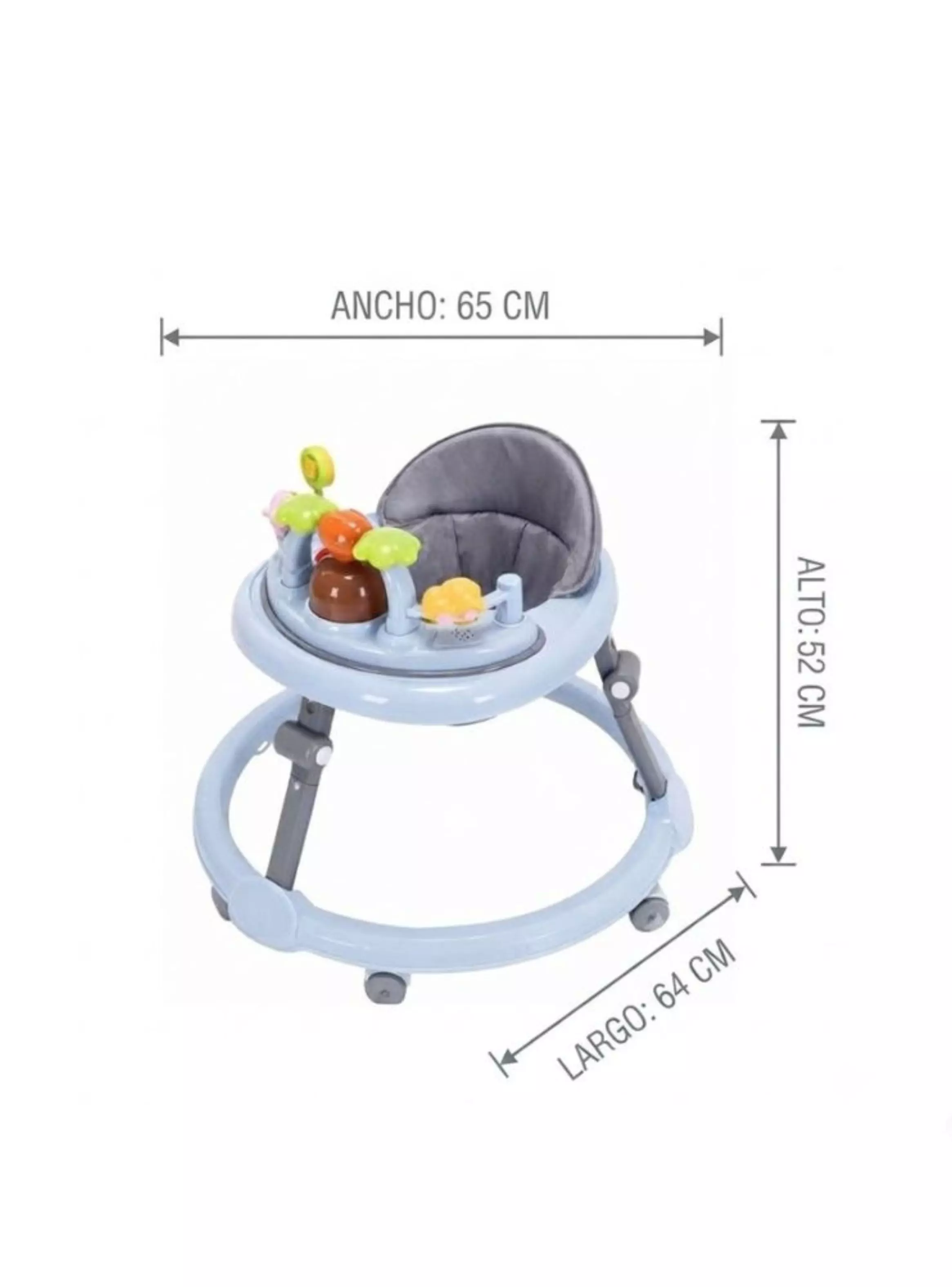 Andador Para Bebé Plegable Musical Juegos Interactivos-1