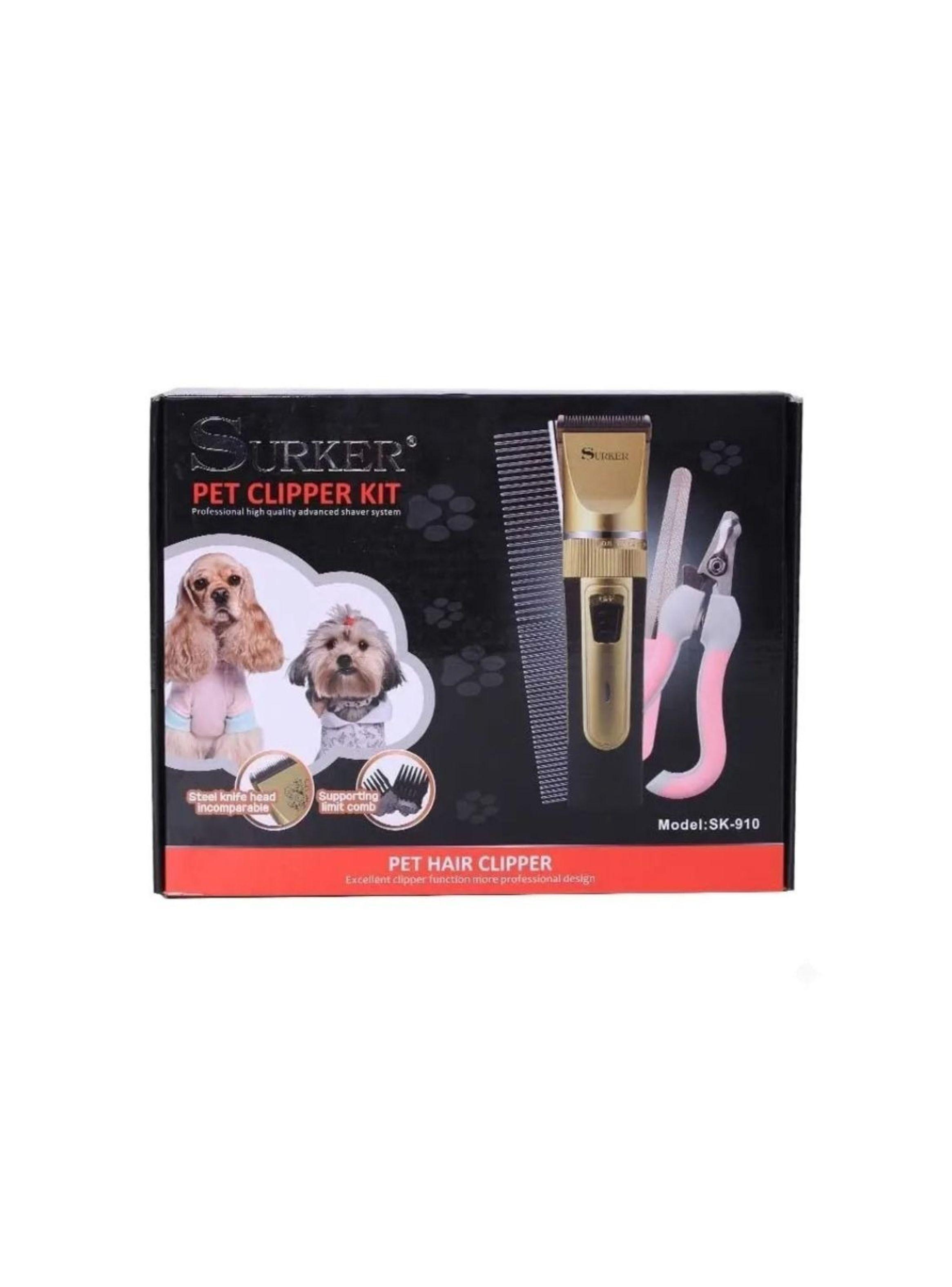 Kit Cortador De Pelo Para Perro Mascotas Inalámbrica Surker-2