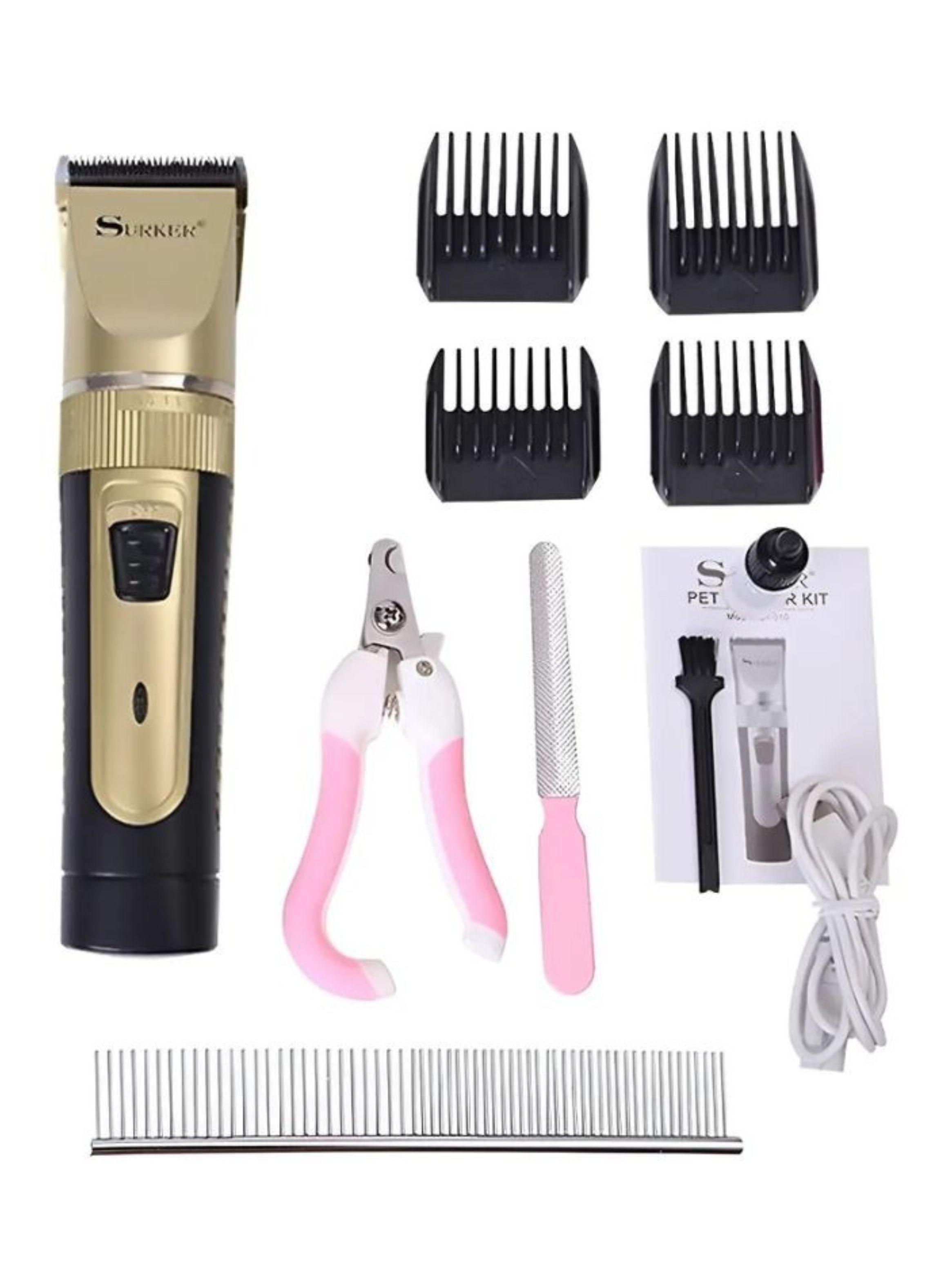 Kit Cortador De Pelo Para Perro Mascotas Inalámbrica Surker-5
